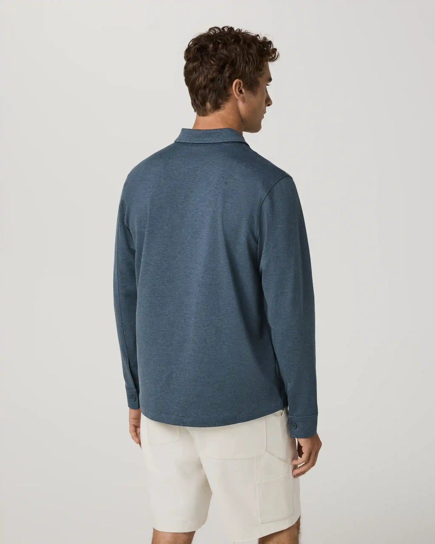 Coronado Shirt Jacket | Bay Blue Heather