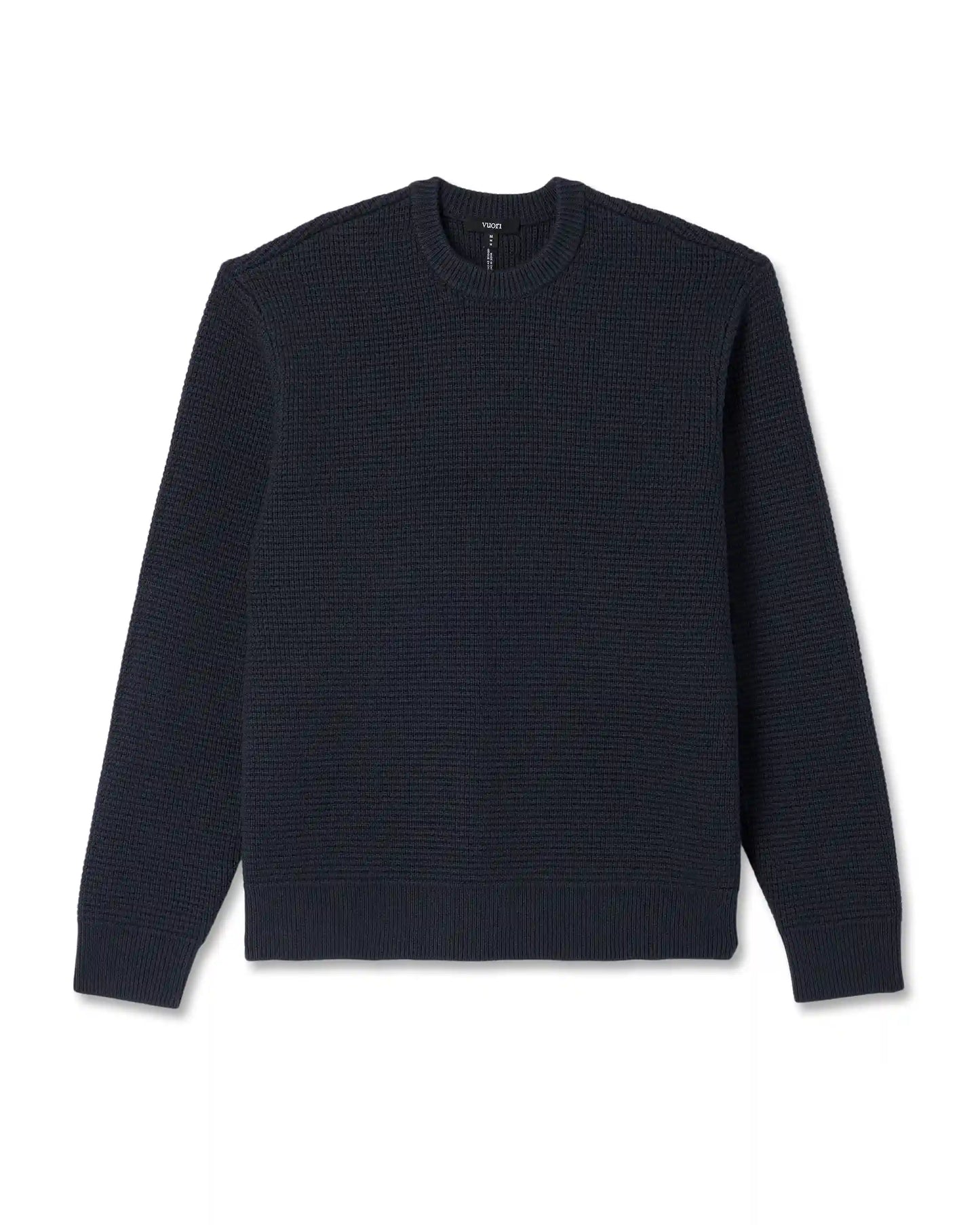 Denver Waffle Crew Sweater | Navy