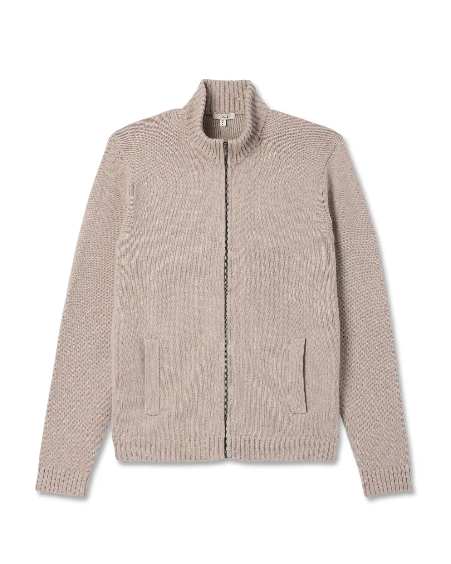 Denver Full Zip Sweater | Willow Grey