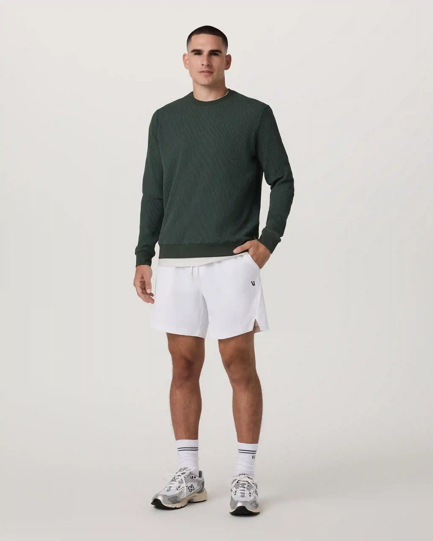 Crosscourt Short Unlined 7" | White