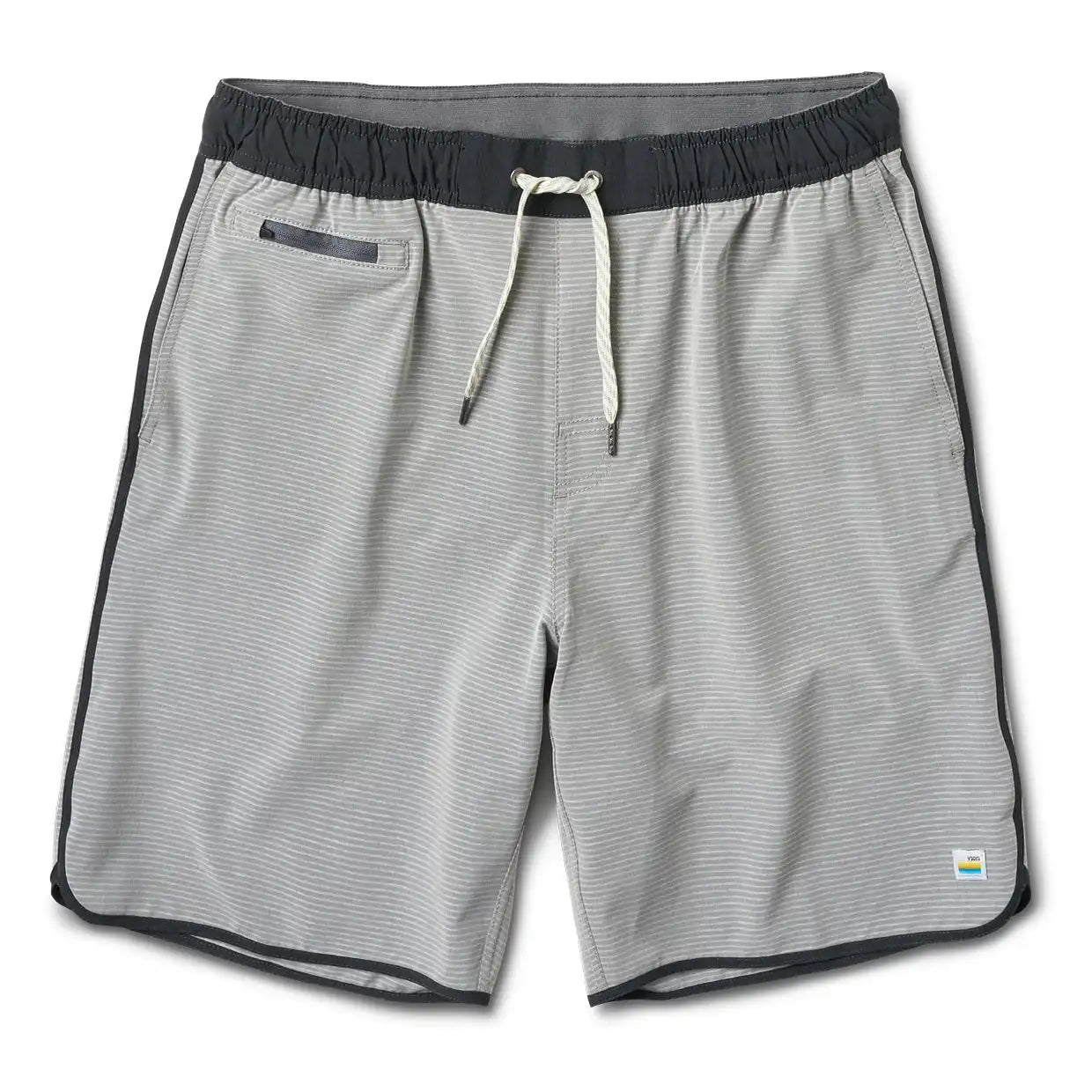 Banks Short Unlined 7" | Engineered Grey Stripe