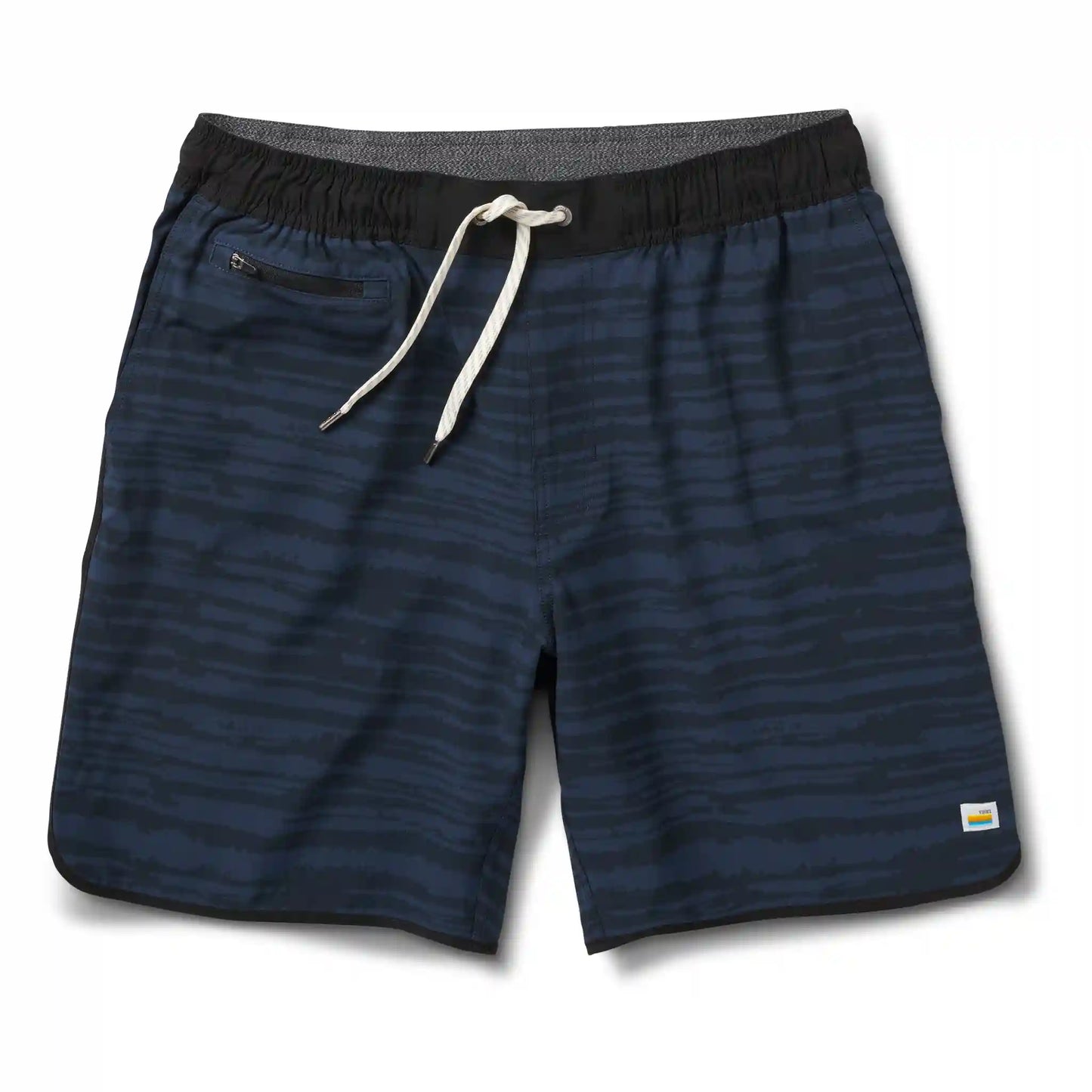Banks Short Unlined 7" | Ink Tie Dye Stripe