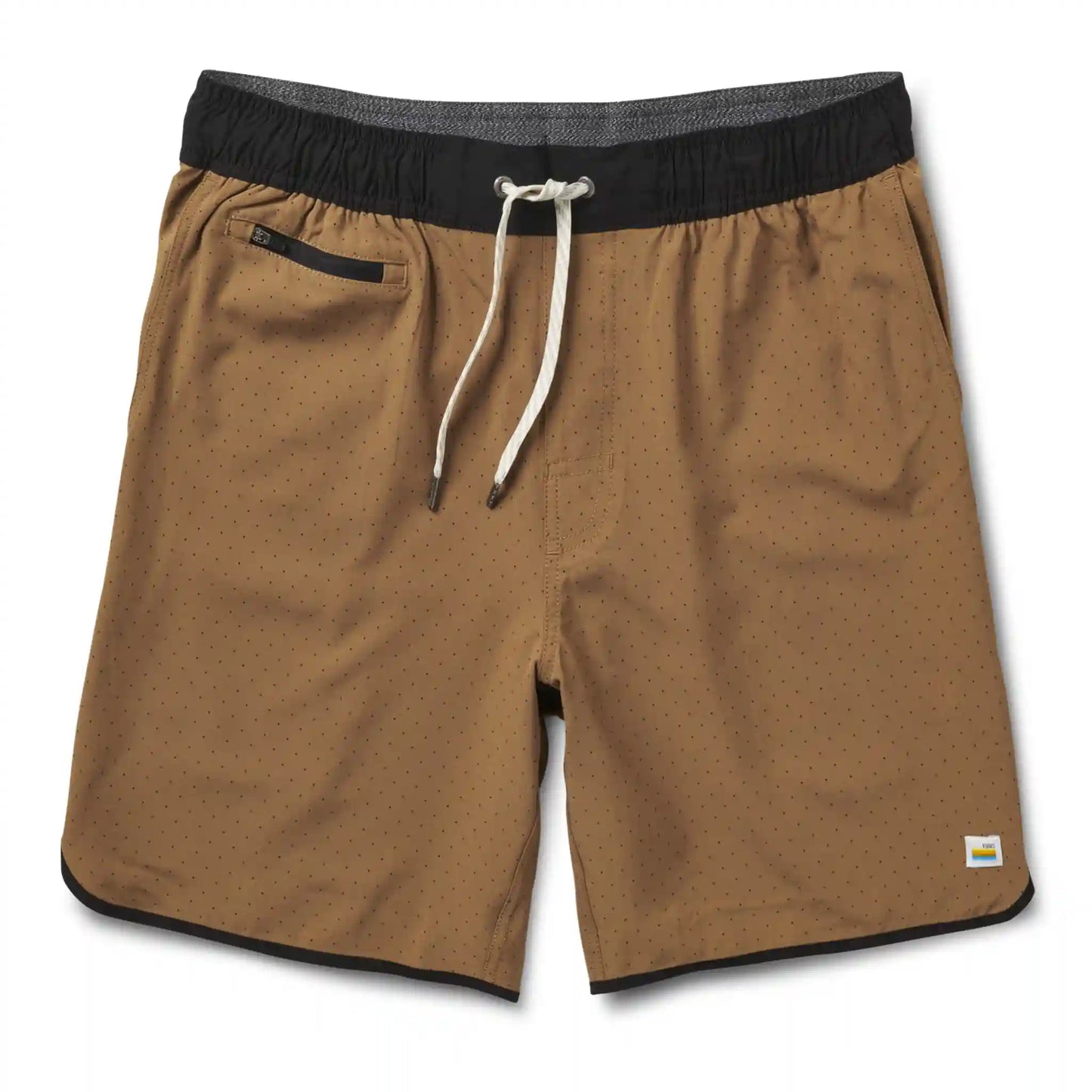 Banks Short Unlined 7" | Tobacco Micro Dot