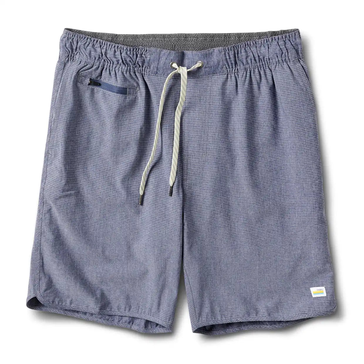 Banks Short Unlined 7" | Navy Engineered Stripe