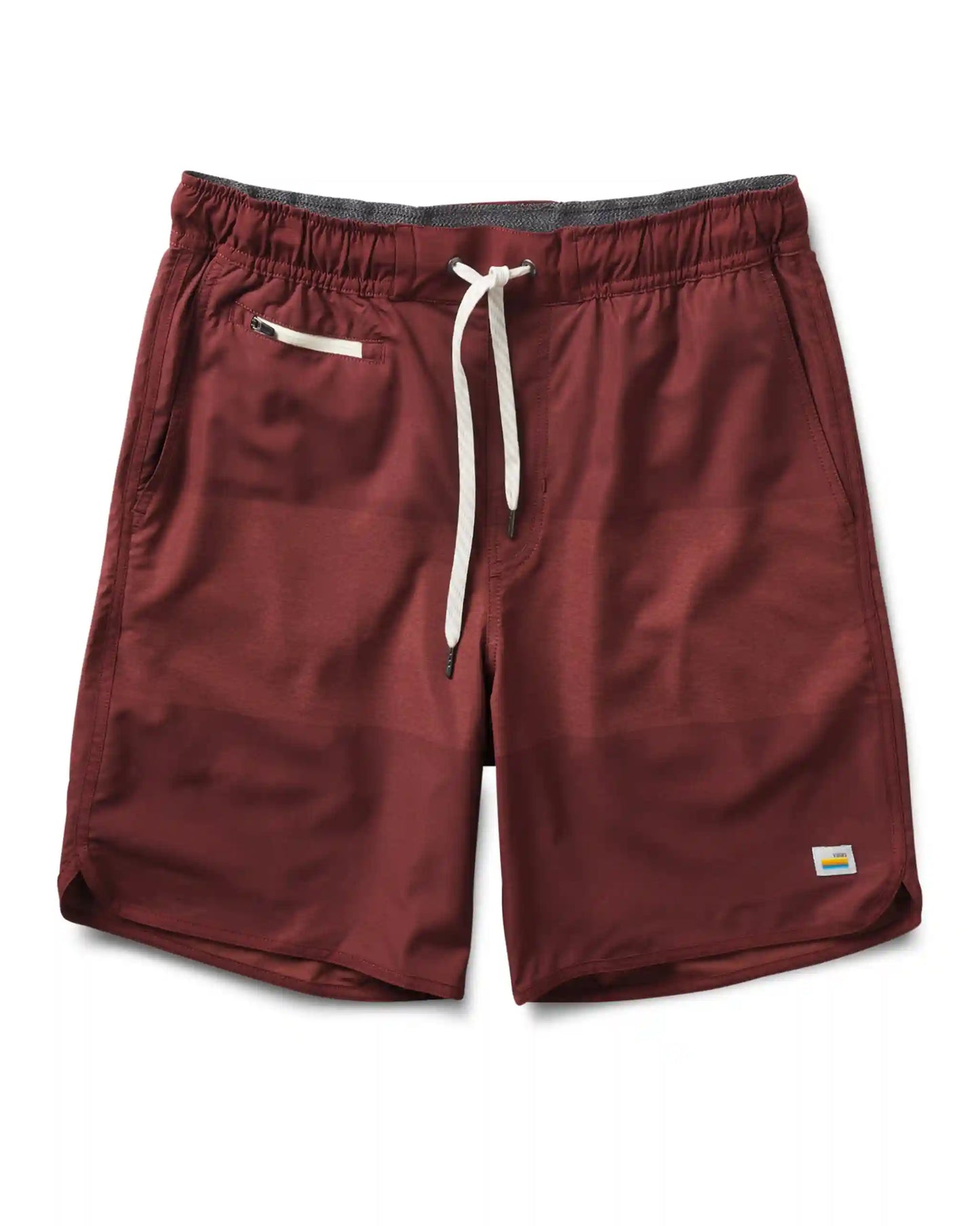 Banks Short Unlined 7" | Russet Texture Block