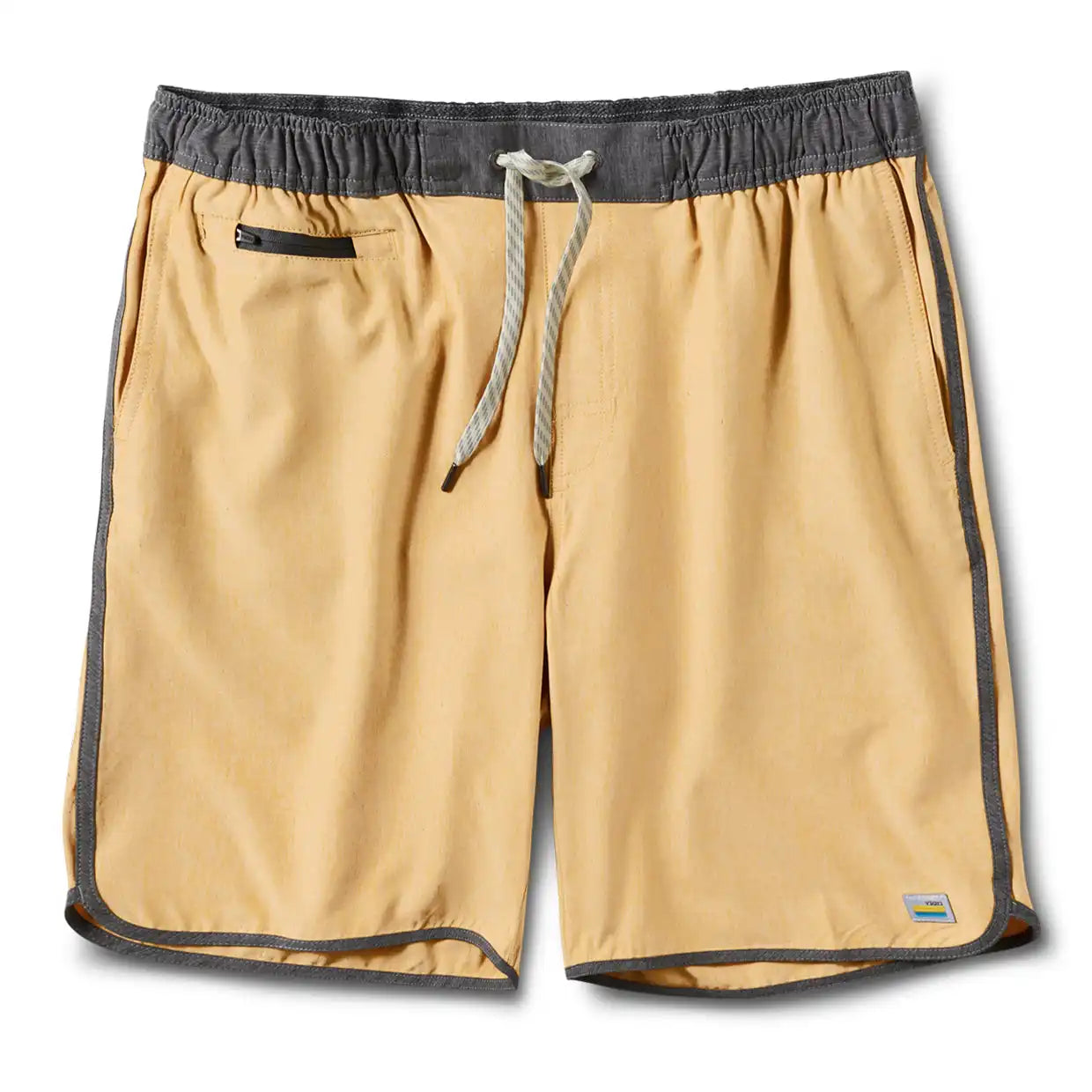 Banks Short Unlined 7" | Saffron Linen Texture