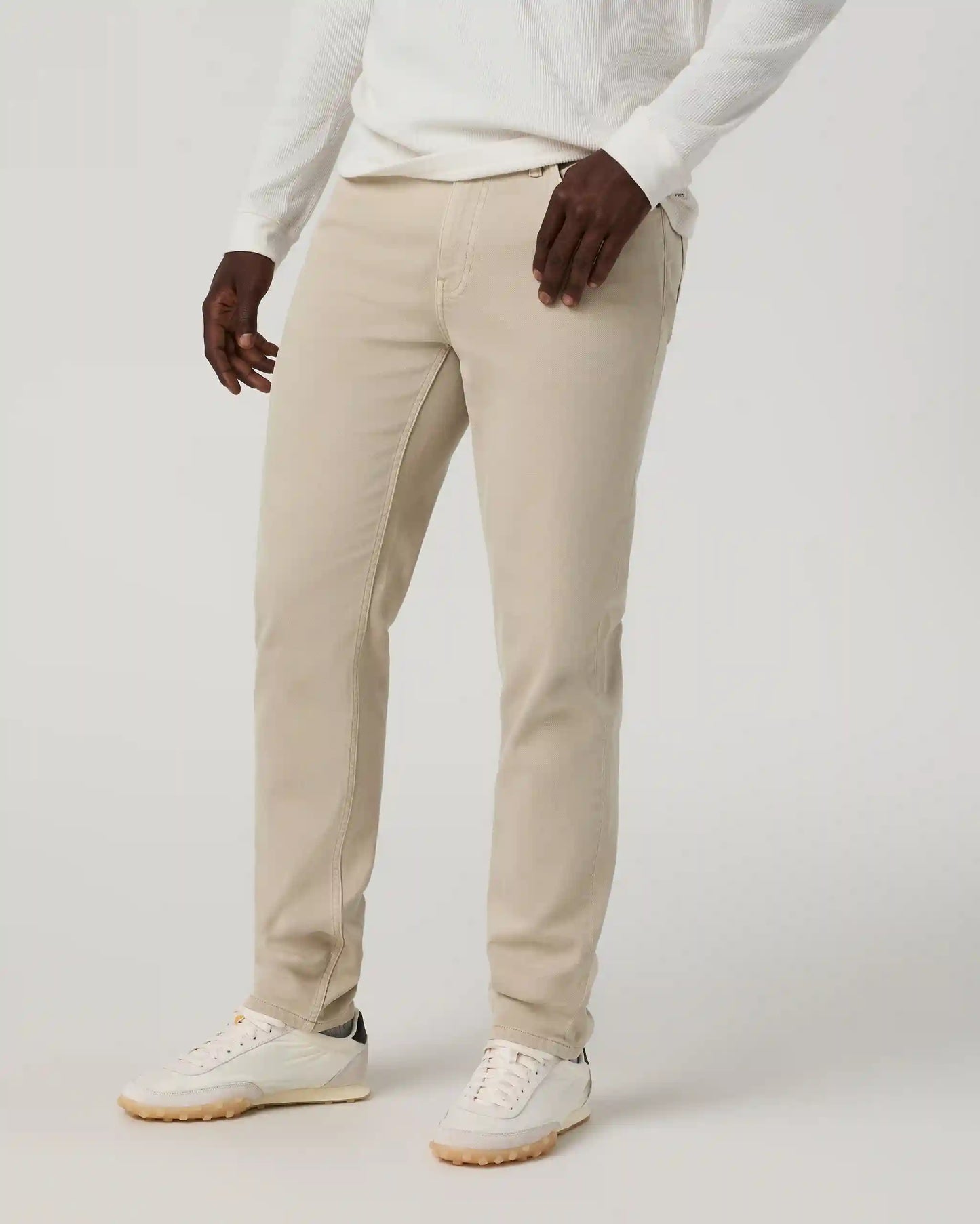 Benton Stretch Twill Pant Athletic Slim Fit 30" | Limestone