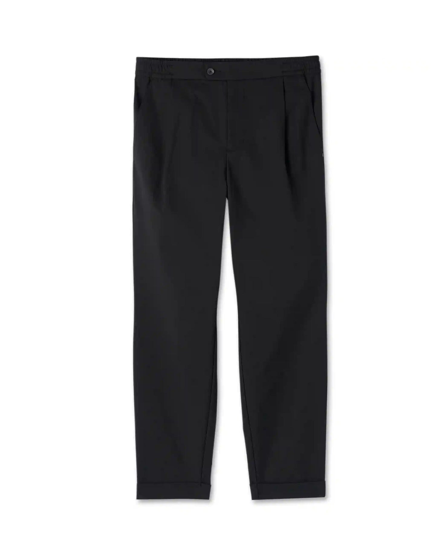 Cascade Elastic Waist Trouser | Black