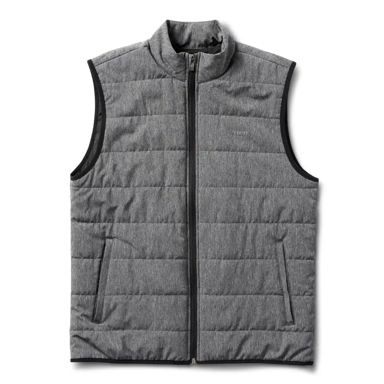 Atlantic Vest | Black Linen Texture