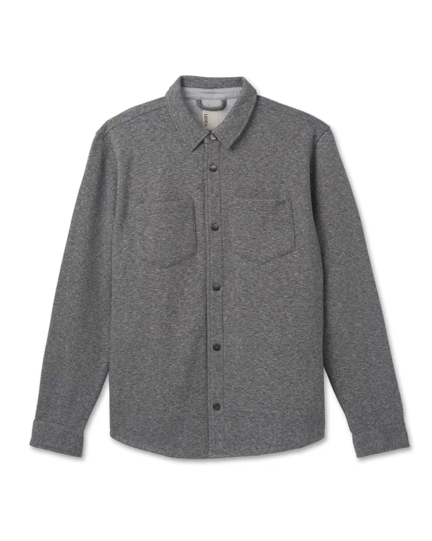 Del Mar Fleece Shirt Jacket | Heather Grey