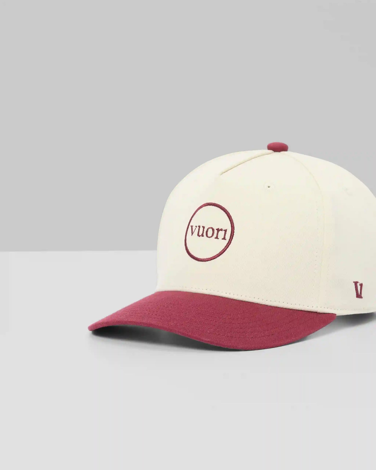 Hermosa Two Tone Hat | Burgundy