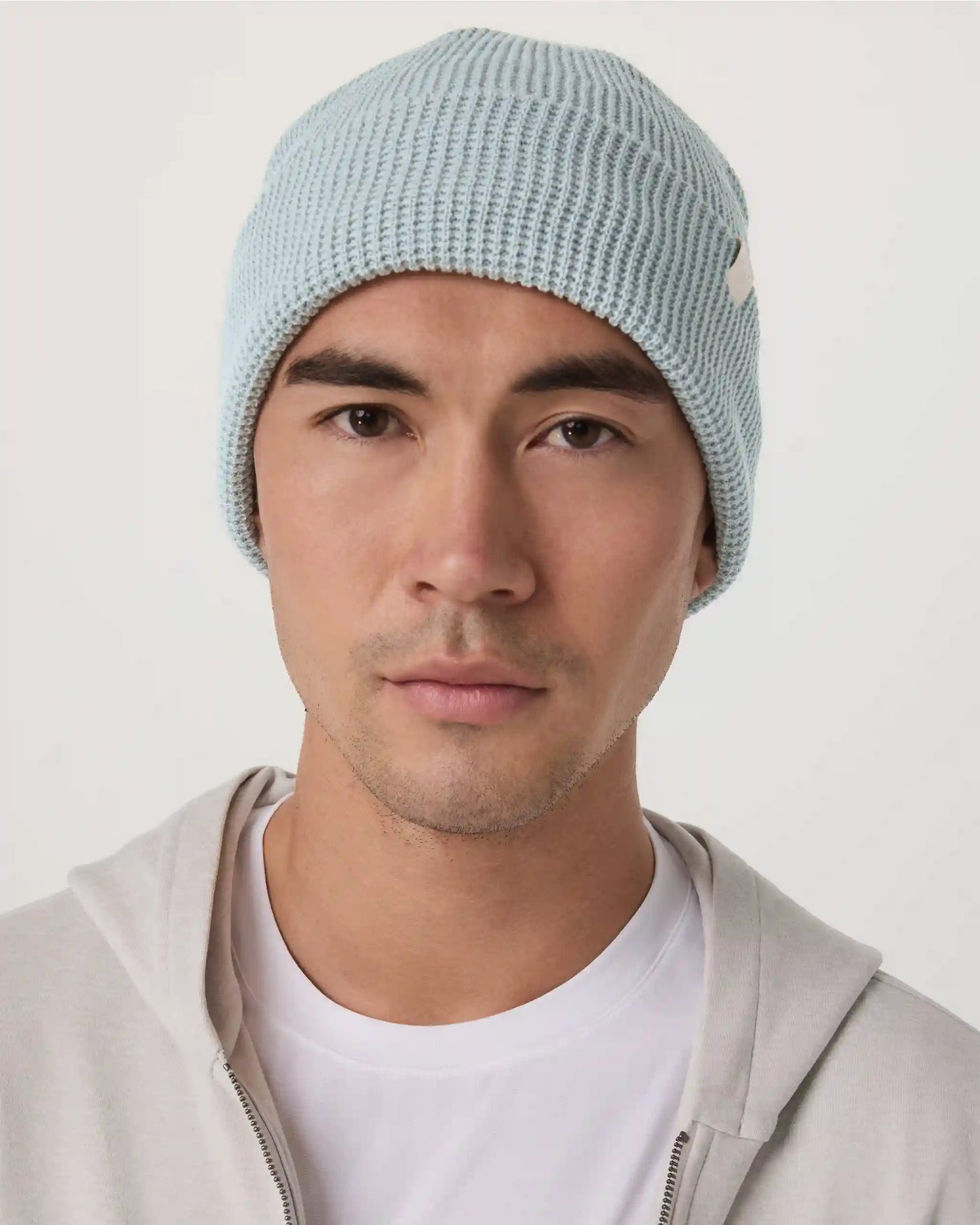 Alpine Waffle Beanie | Blue Haze