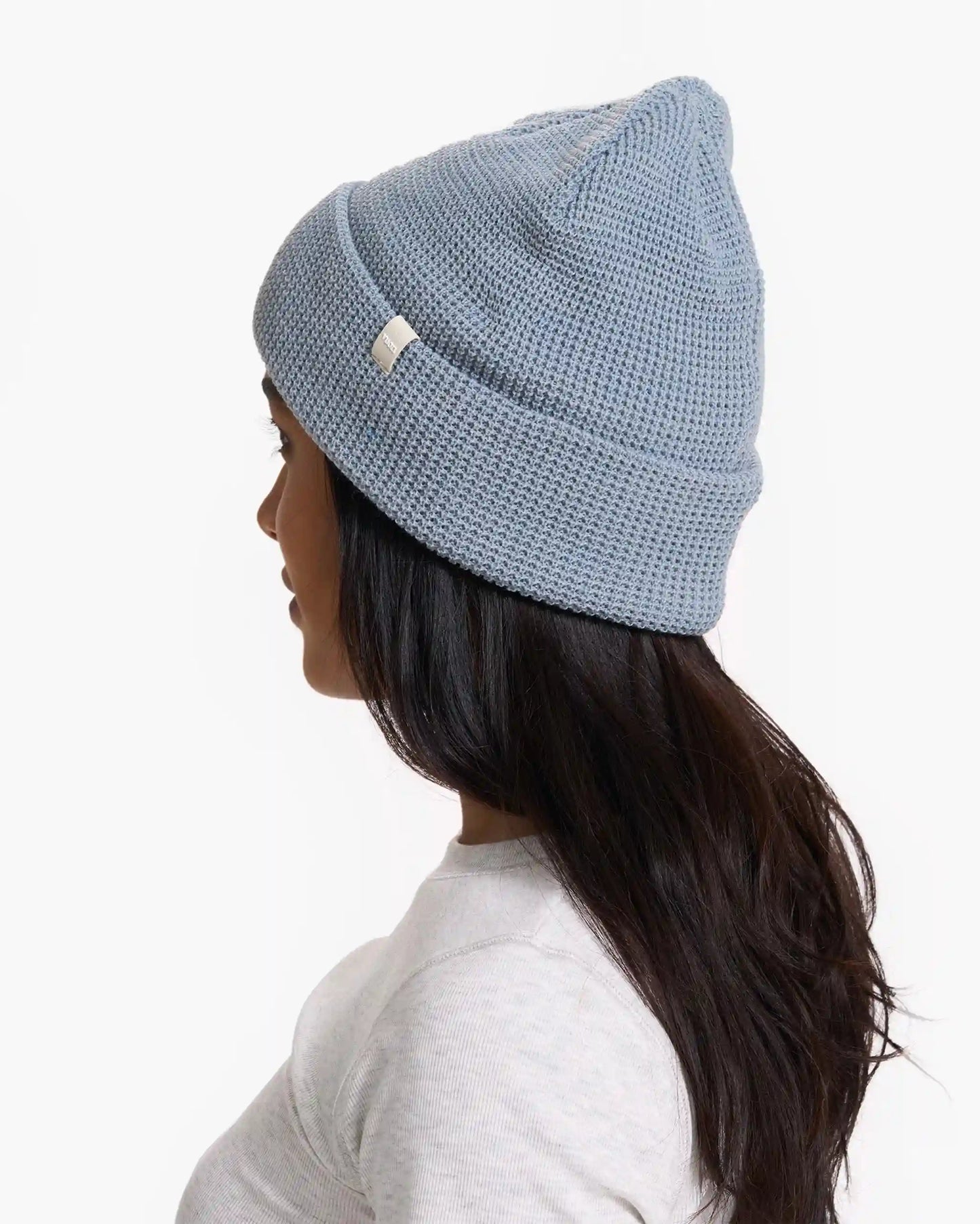 Alpine Waffle Beanie | Light Cloud