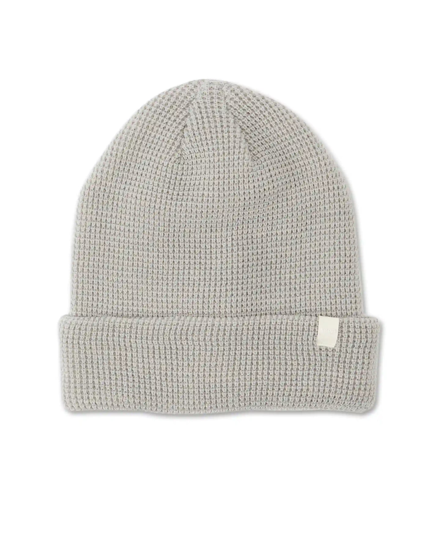 Alpine Waffle Beanie | White Sage