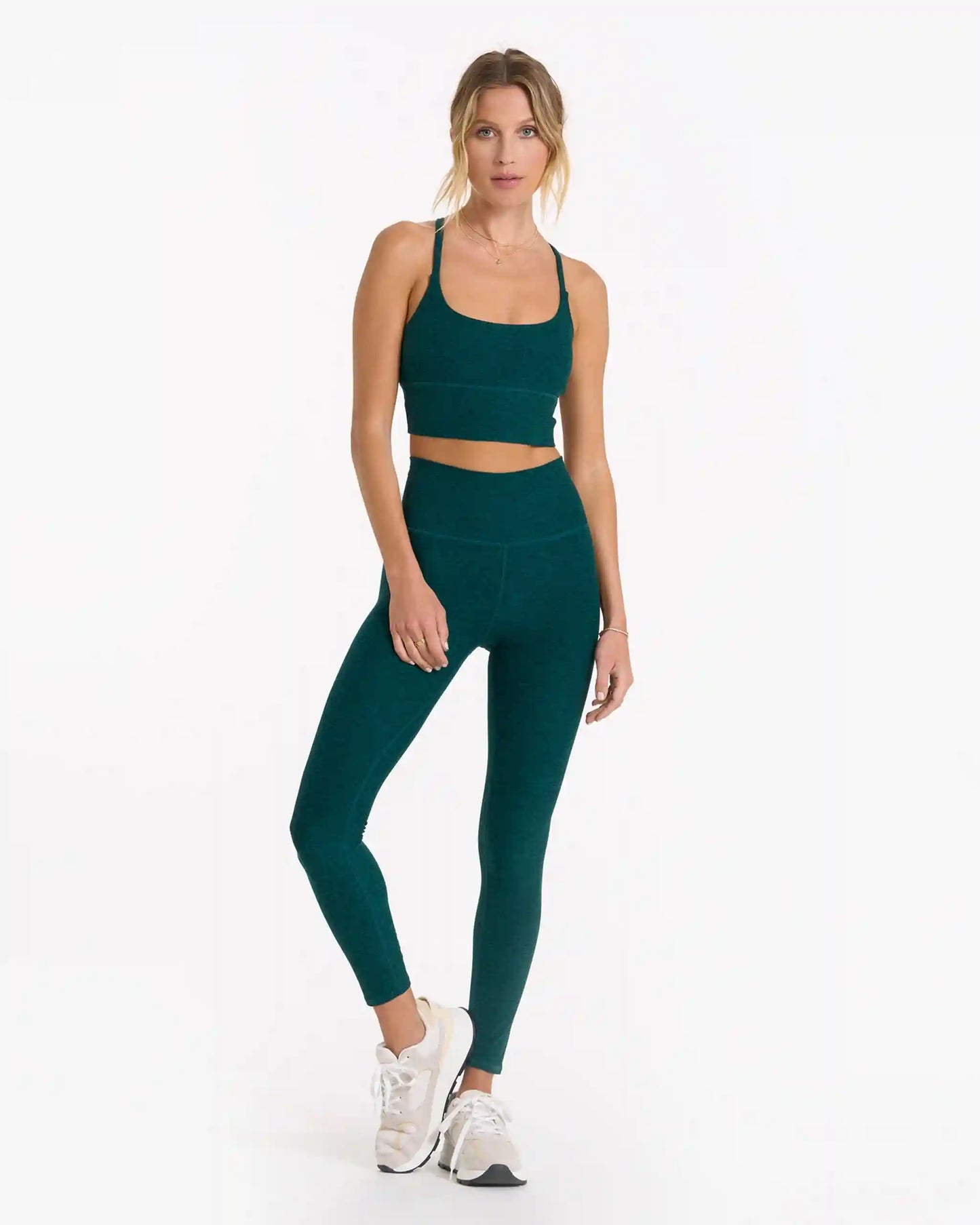 Long Line Elevation Bra | Jade Heather