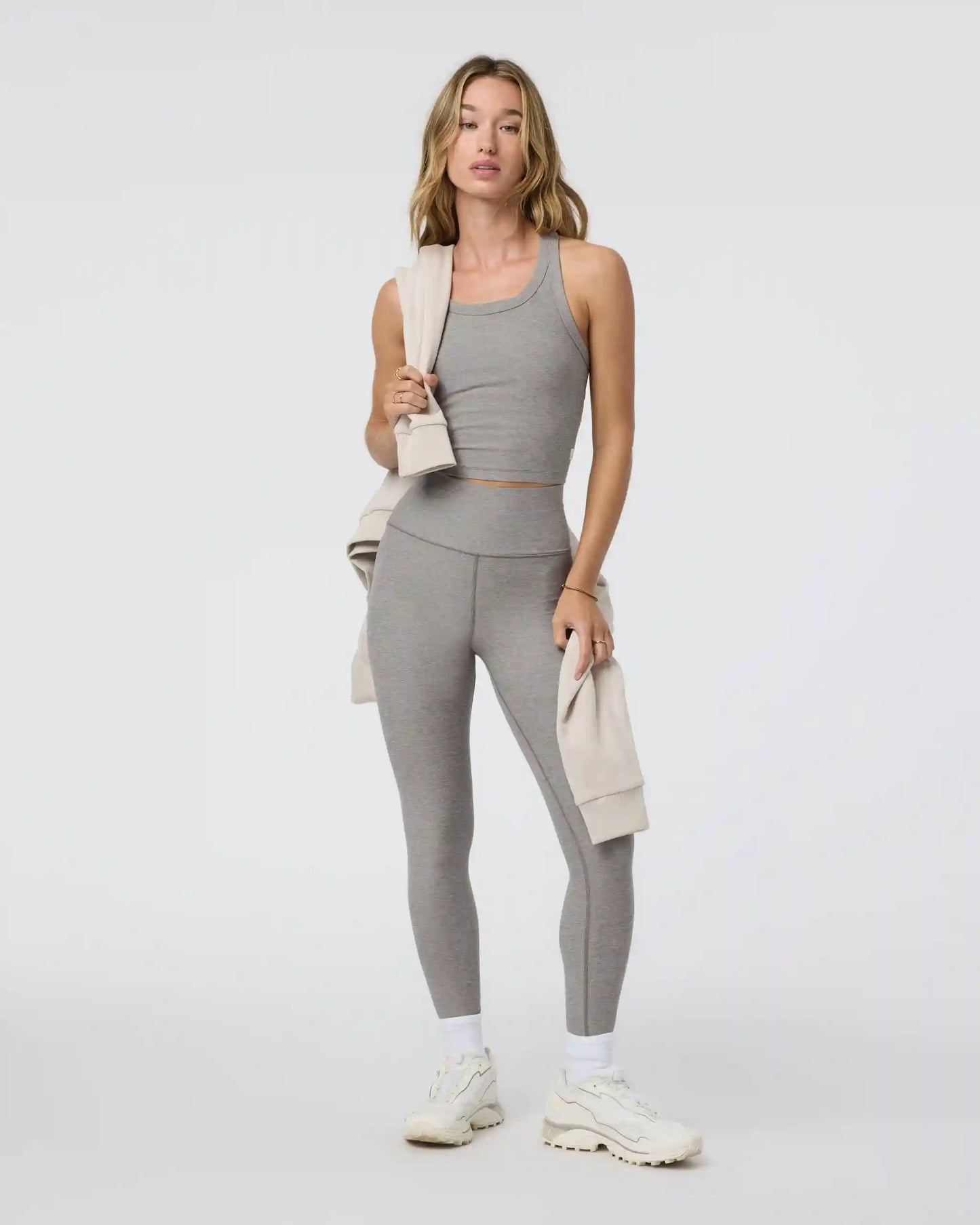 Elevation Racerback Tank | Cobblestone Heather