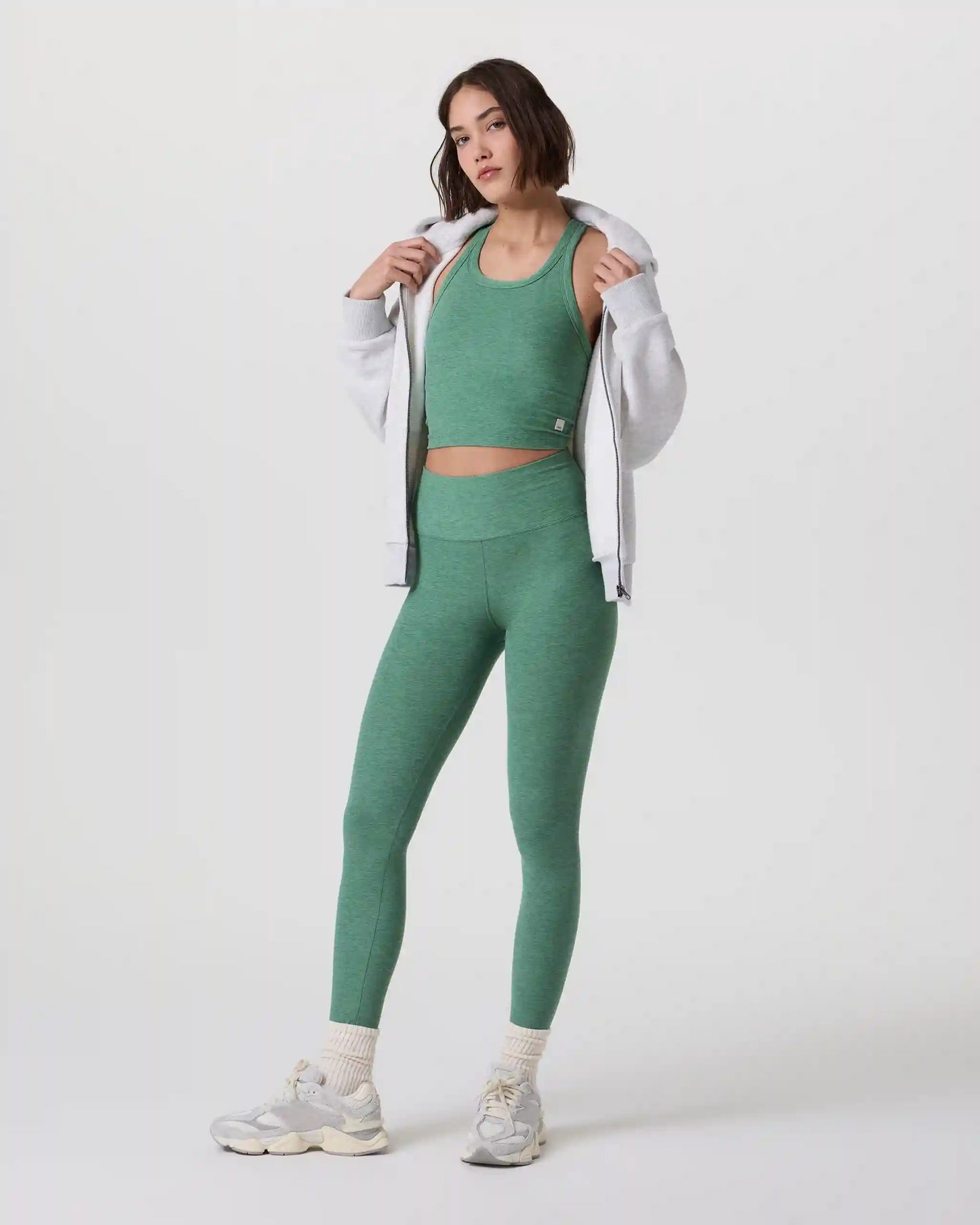 Elevation Racerback Tank | Creek Heather