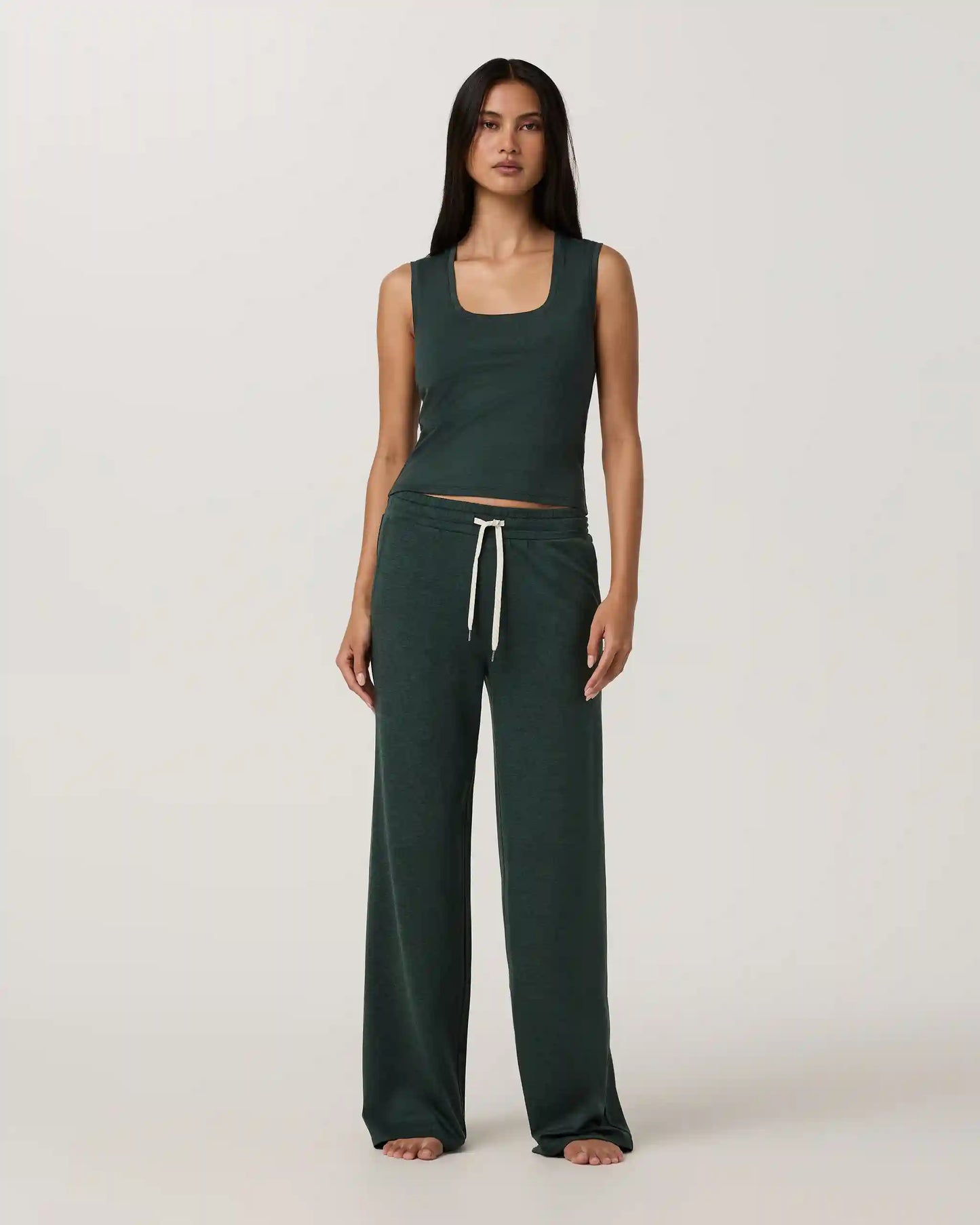 Halo Essential Scoop Tank | Hemlock Heather
