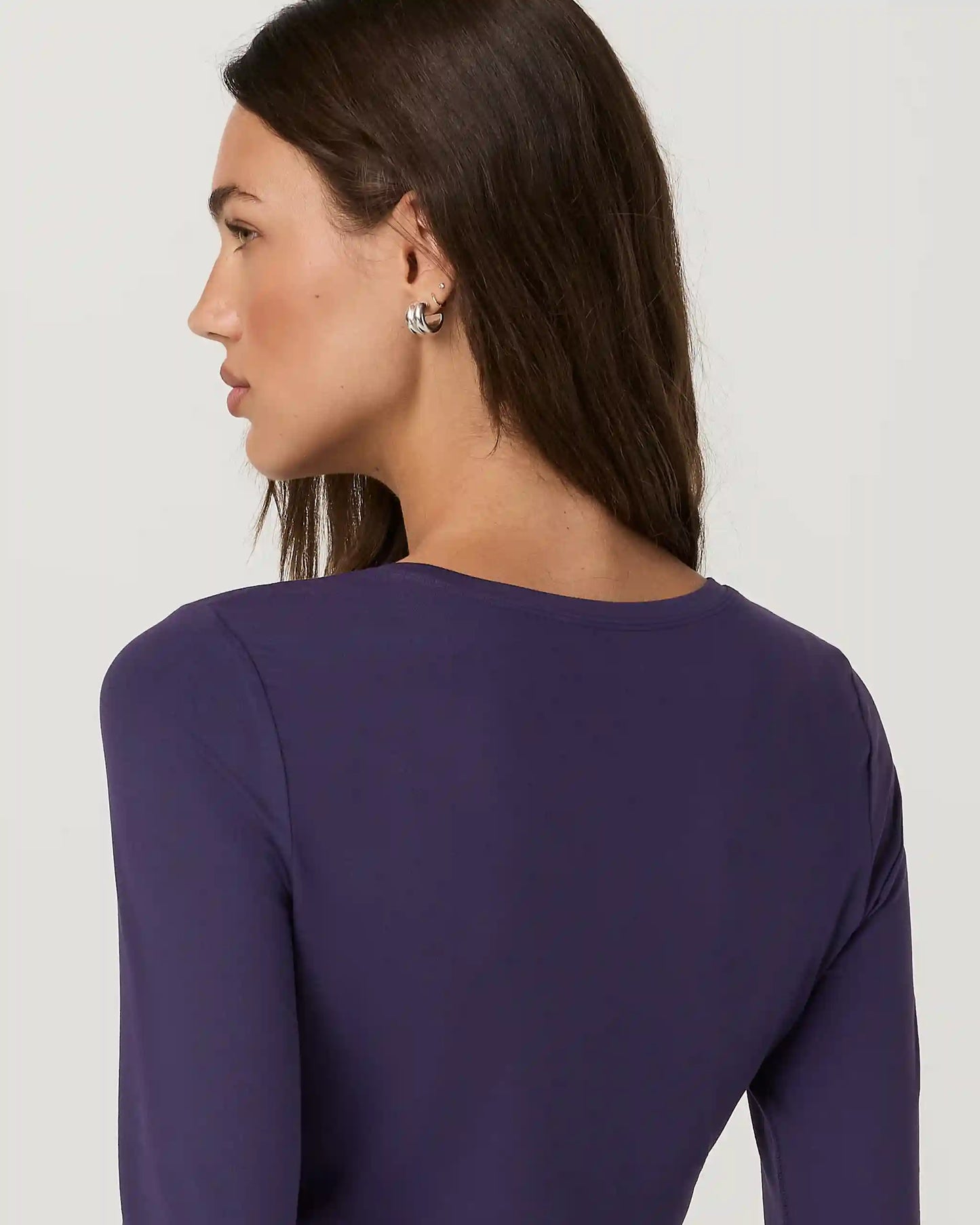 Long Sleeve Halo Essential Scoop | Velvet Violet