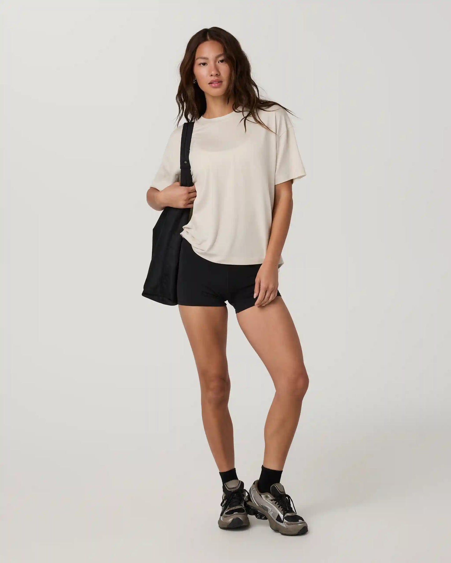 Energy Tee Long | Bone Heather