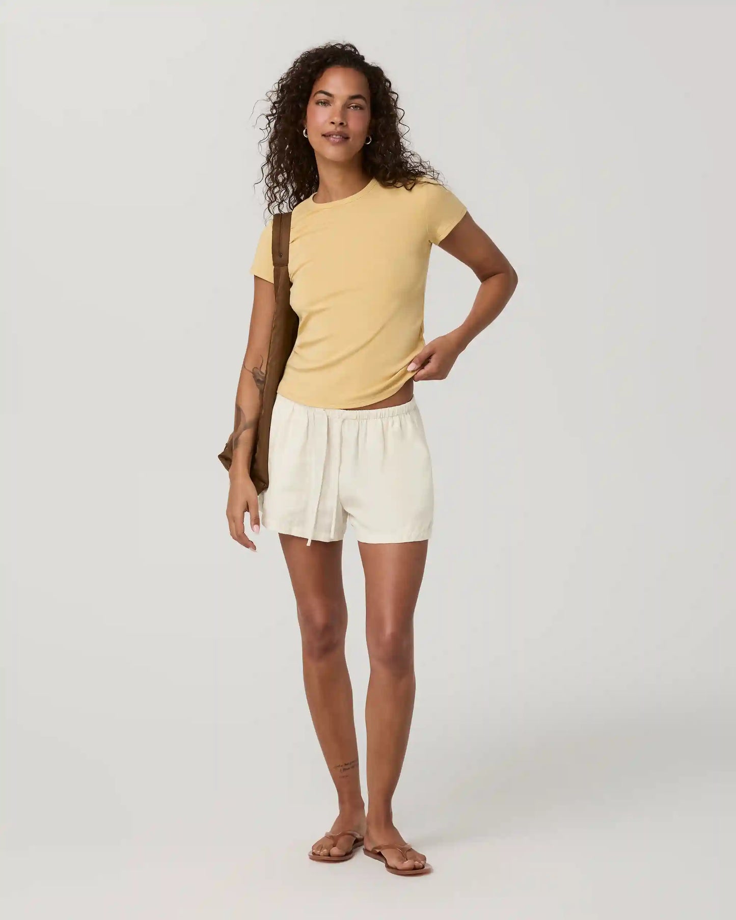 Everyday Cotton Stretch Fitted Tee | Butter