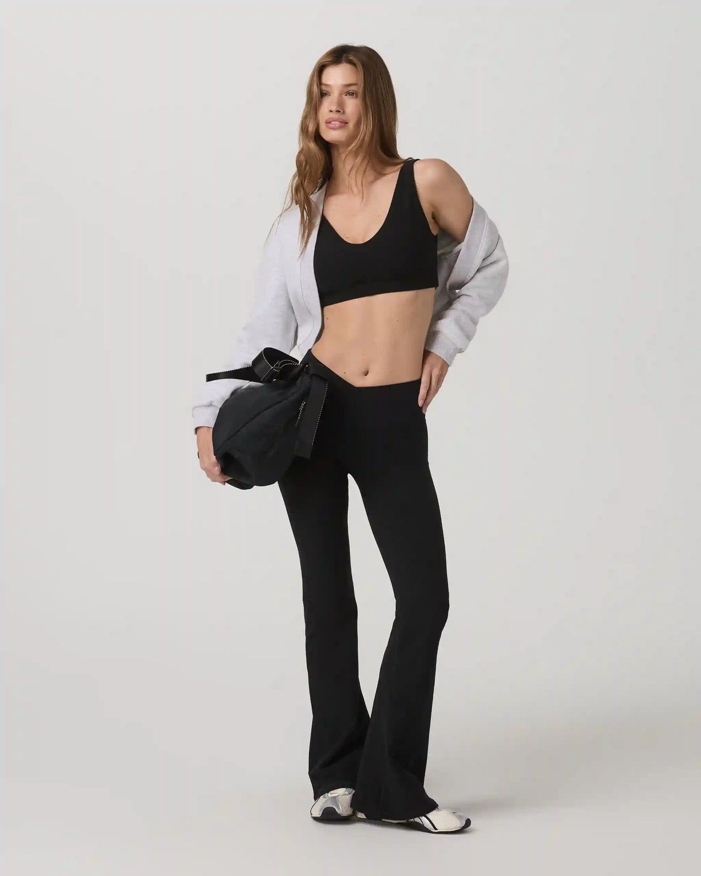 Elevation Rhythm Bra | Black Heather