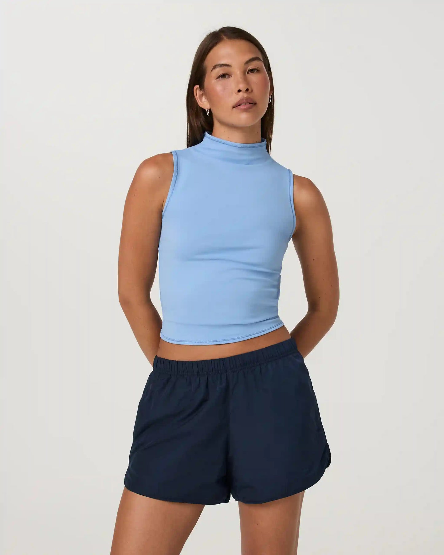 Daily Muscle Tank | Light Oasis Blue