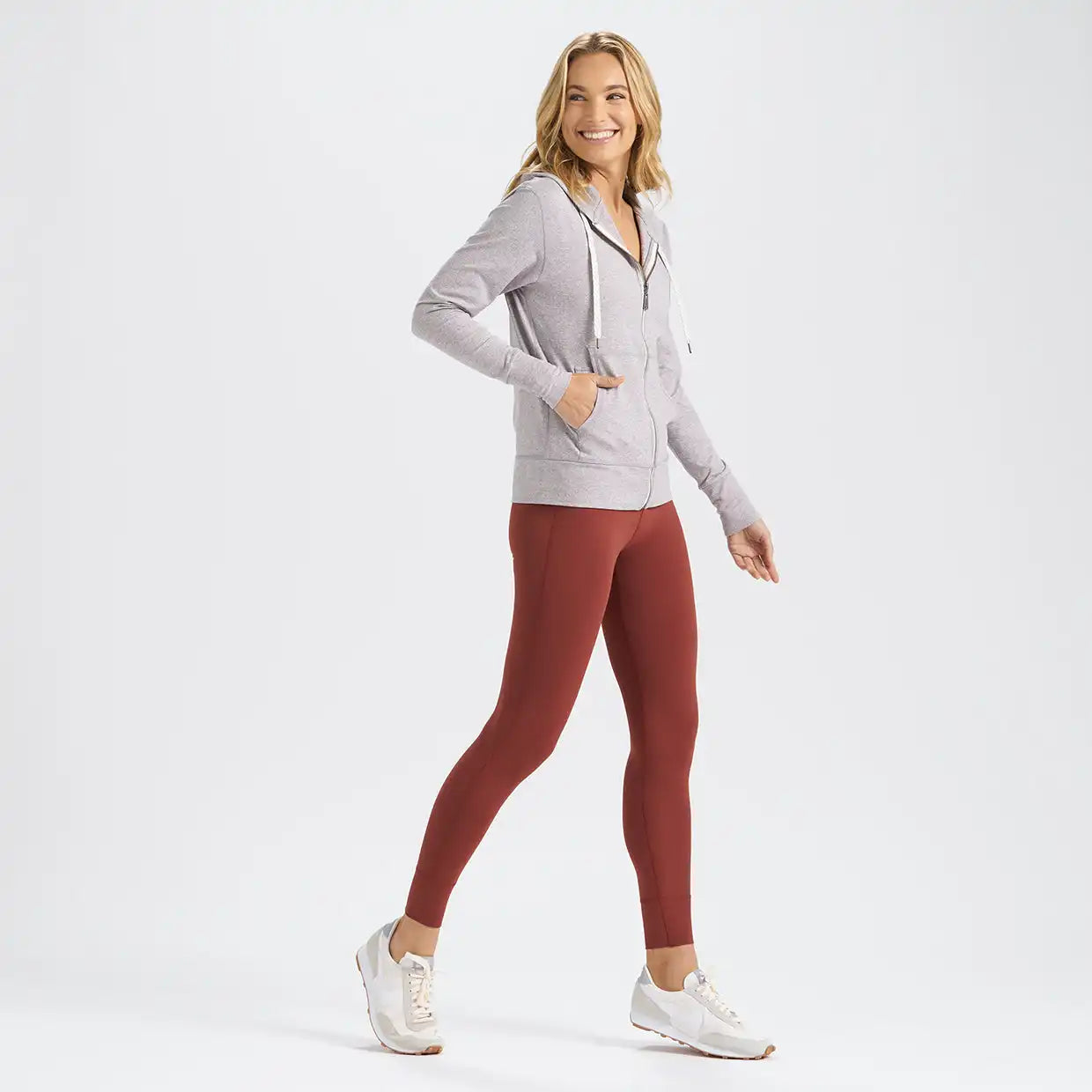 Halo Performance Hoodie | Clay Heather