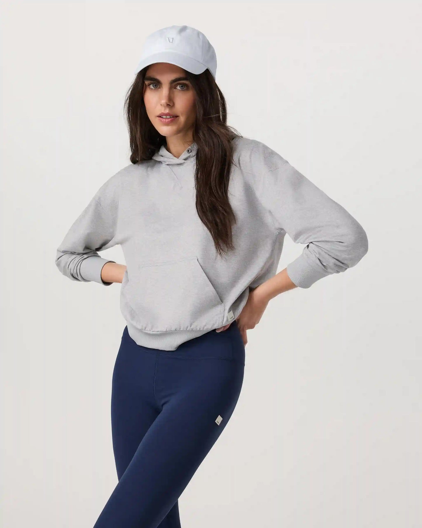 Halo Modern Pullover Hoodie | Pale Heather Grey