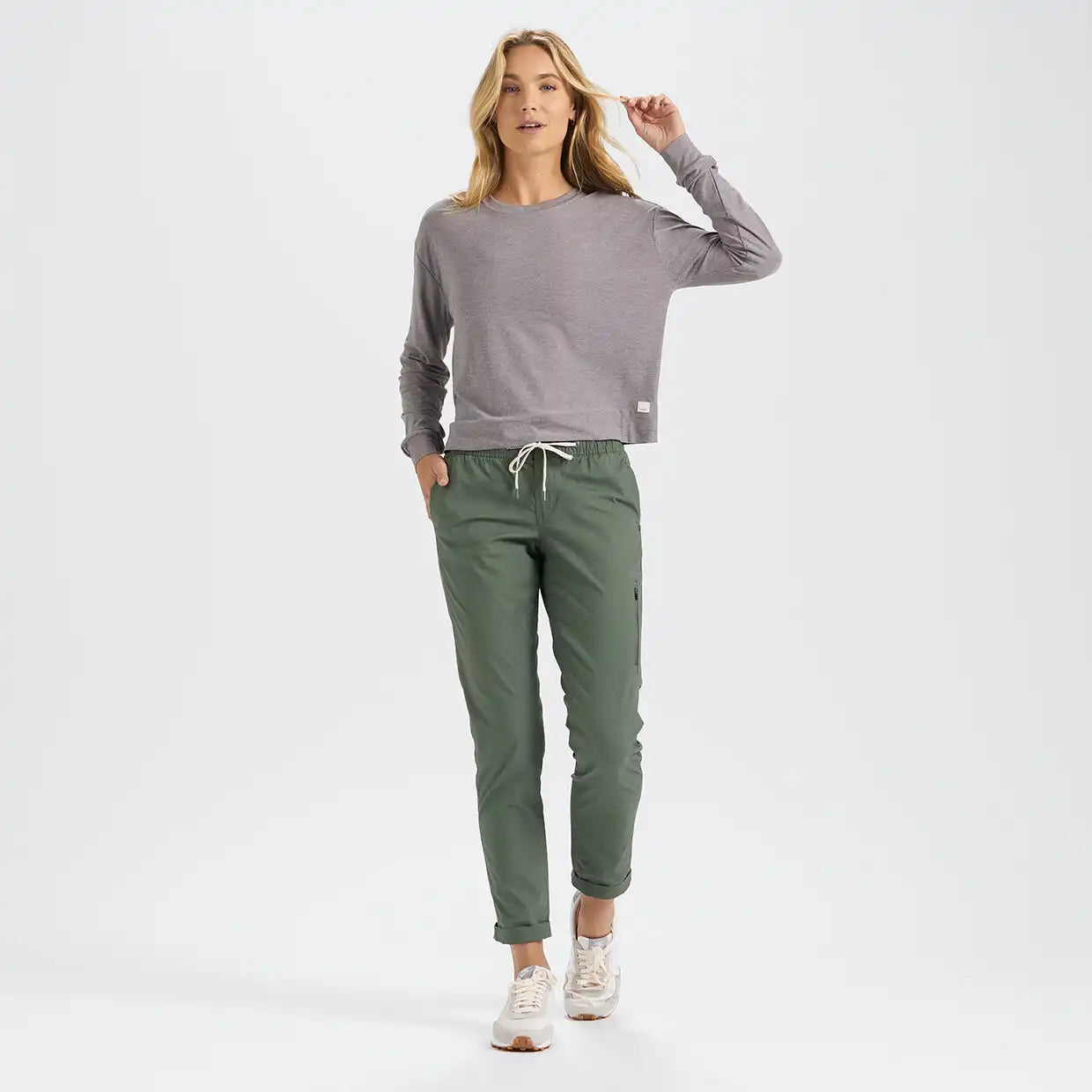 Long-Sleeve Solstice Tee | Clay Heather