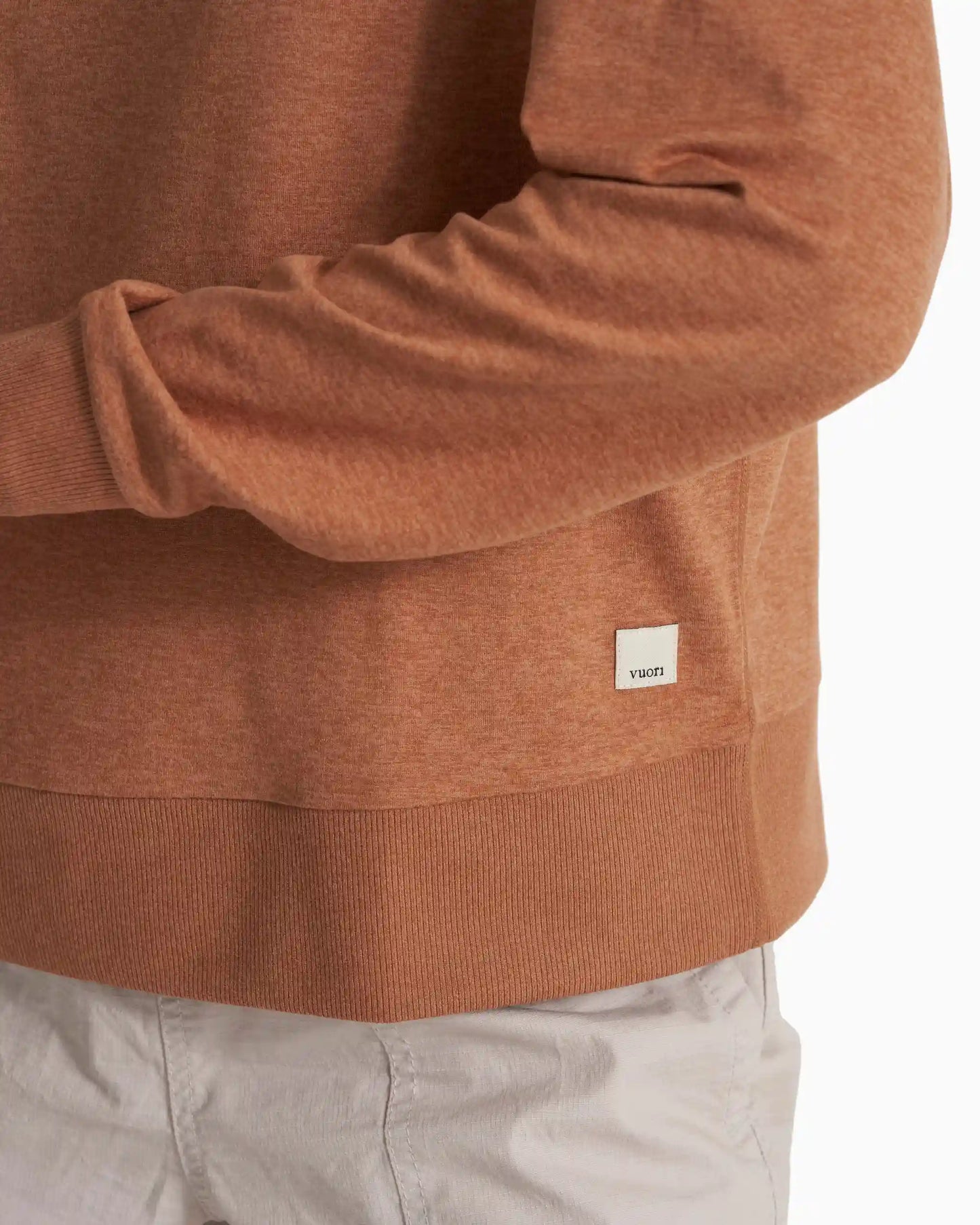Long Sleeve Halo Crew | Palo Santo Heather