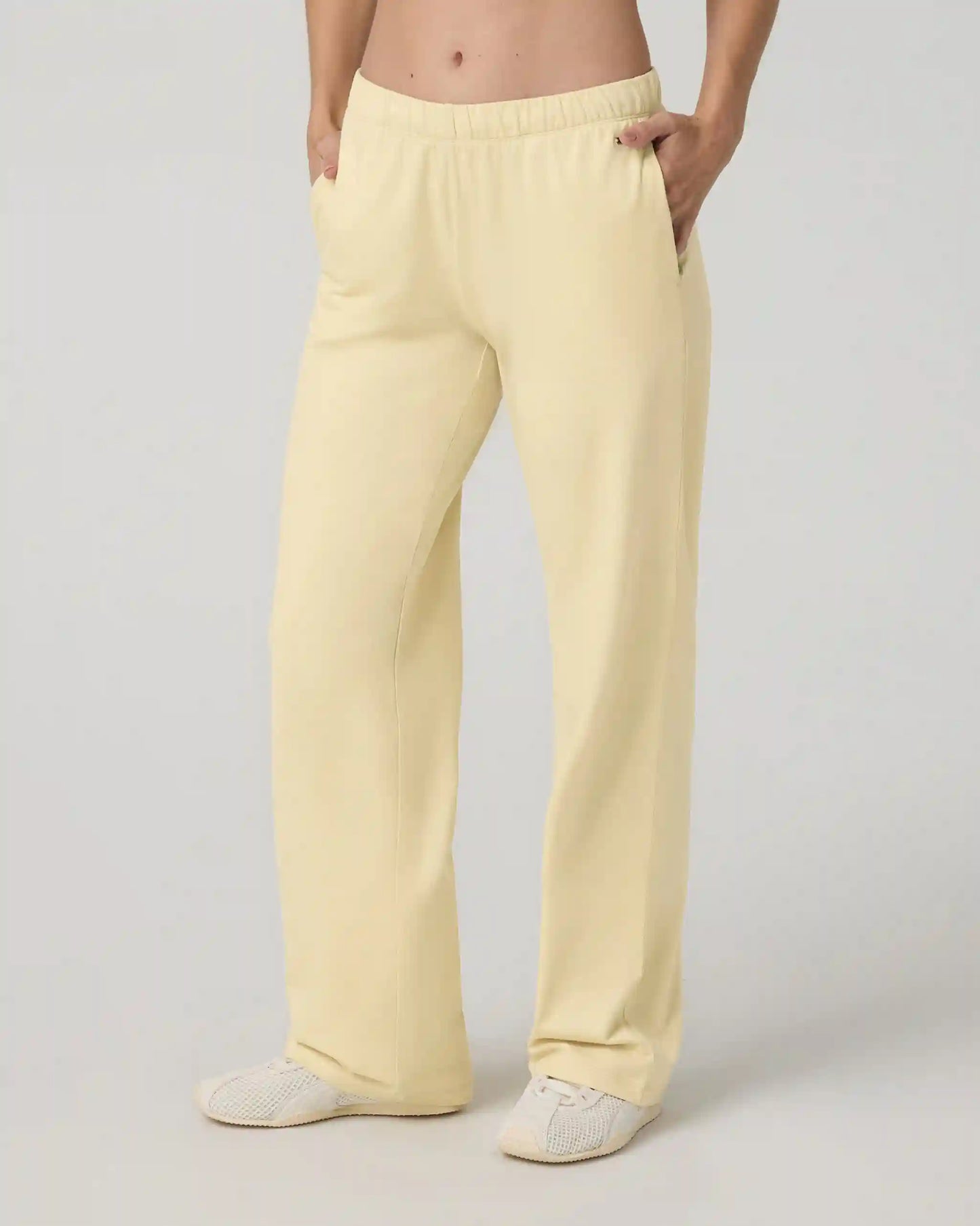 Halo Modern Straight Leg Pant | Lemon Snap Heather