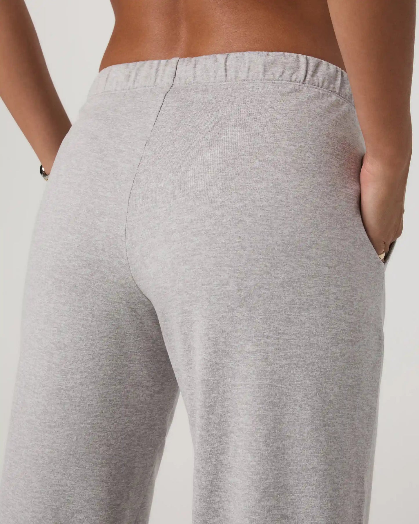 Halo Modern Straight Leg Pant-Long | Pale Grey Heather