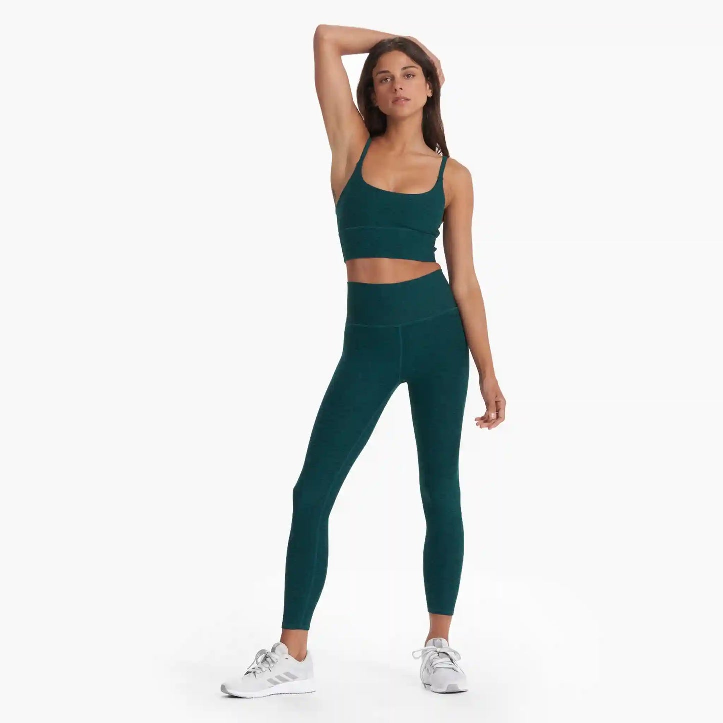 Clean Elevation Legging-Short | Jade Heather