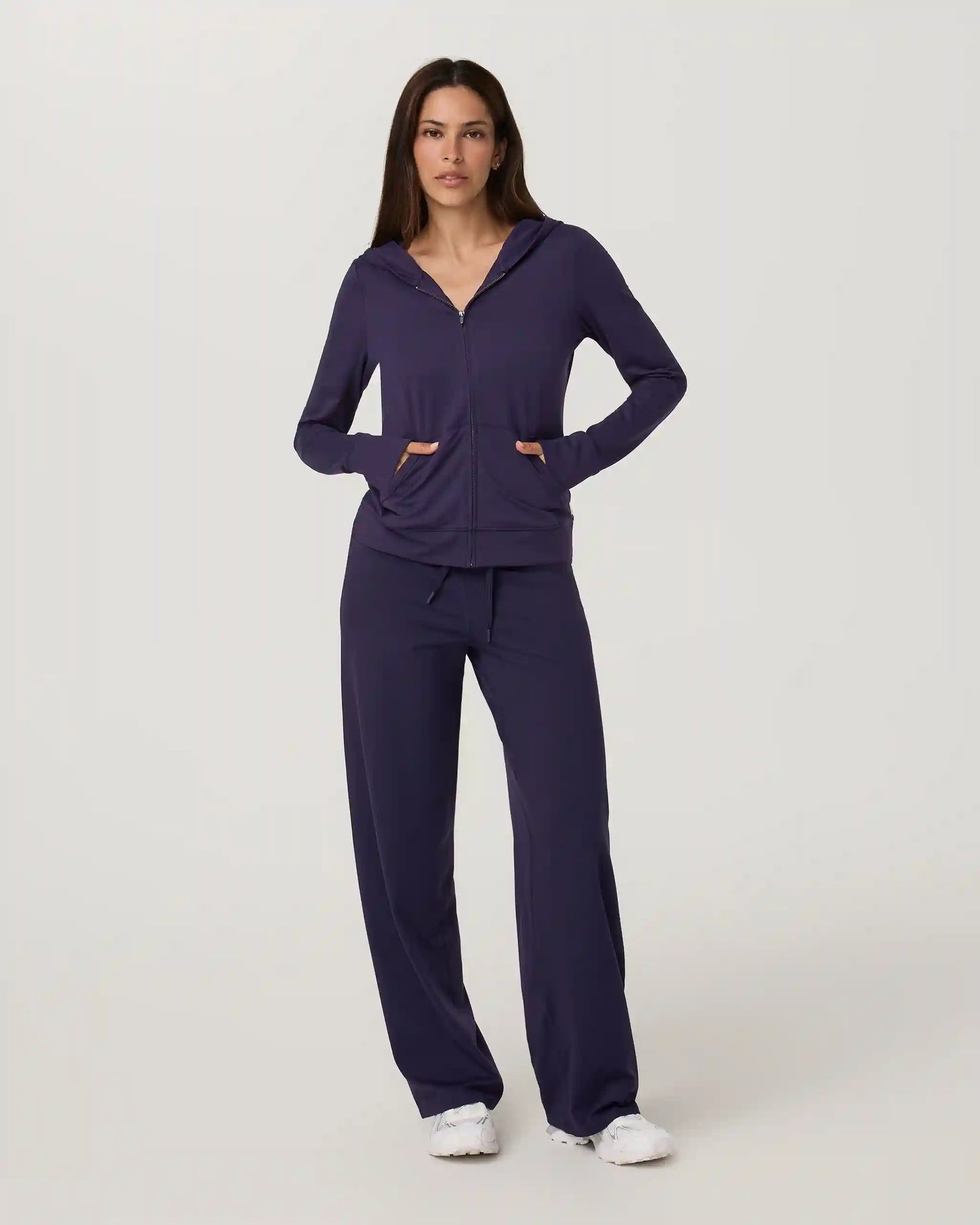 Halo Low Rise Straight Leg Pant | Velvet Violet