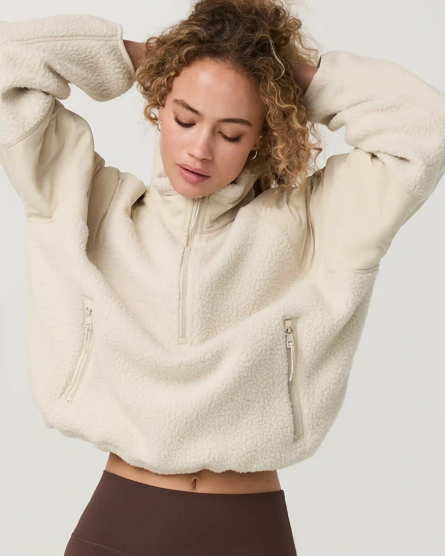 Alpine Half Zip | Bone