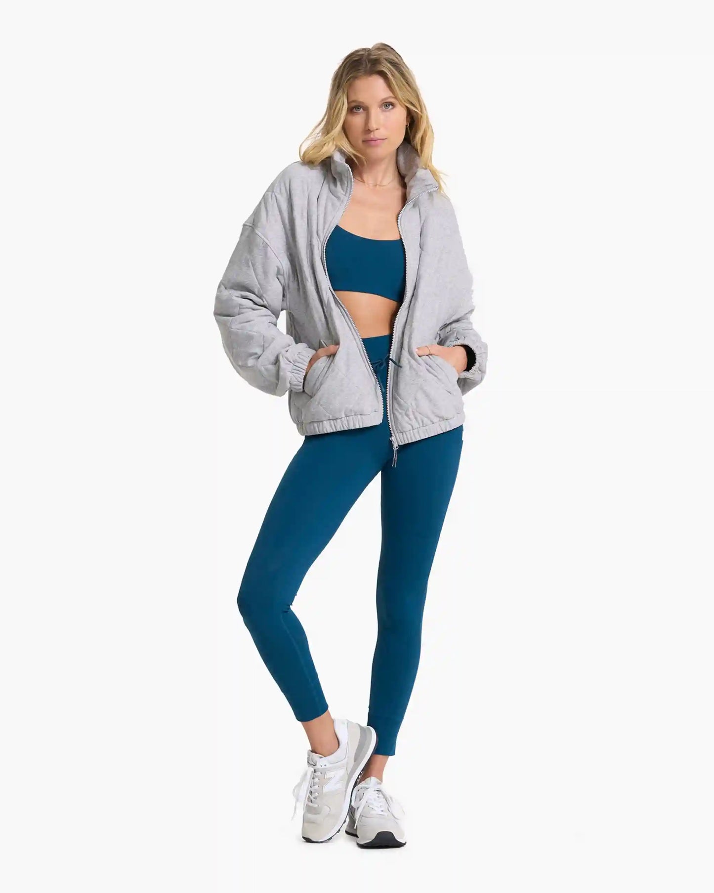 Halo Insulated Jacket | Pale Grey Heather