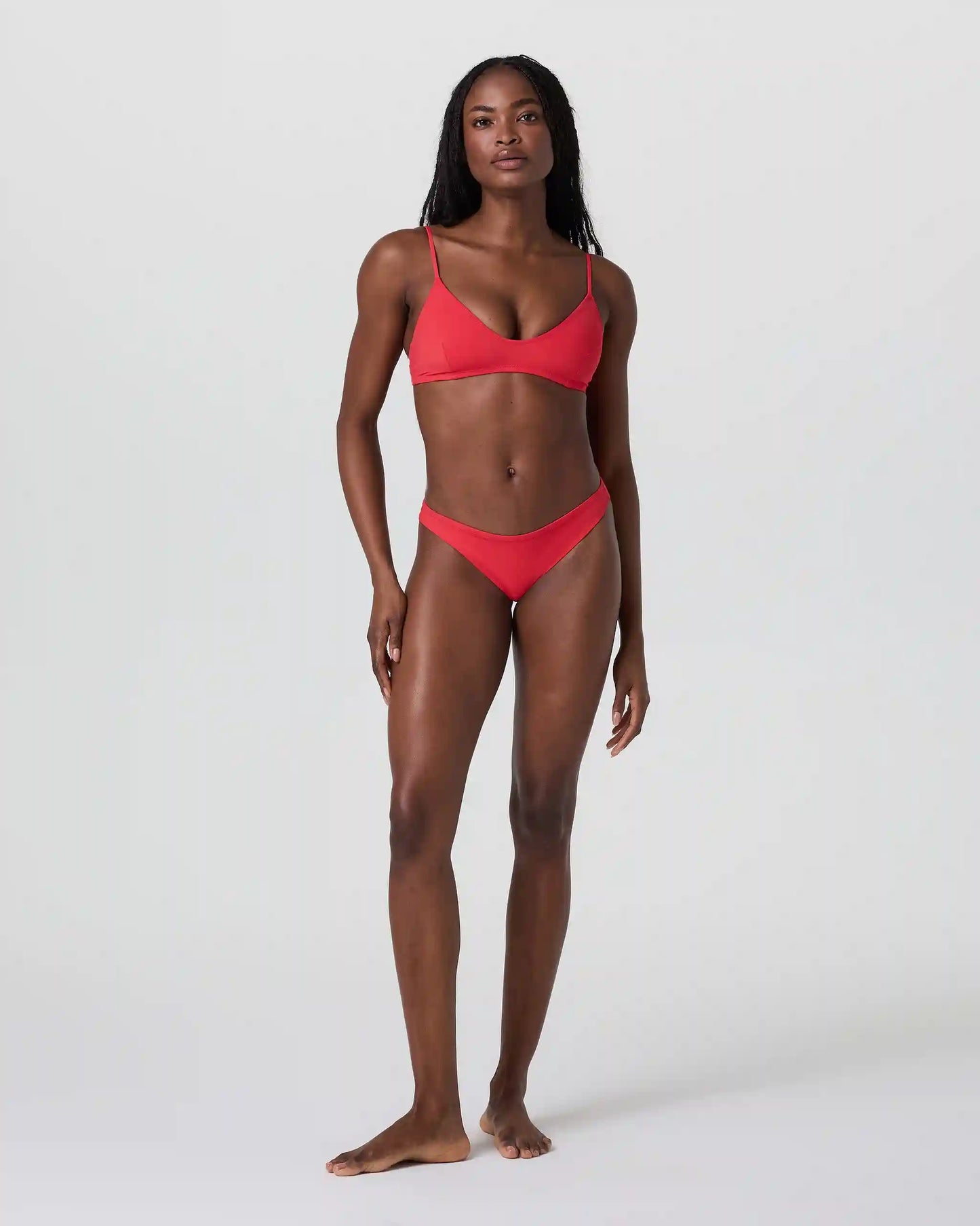 Heat Wave Bikini Top | Bright Red