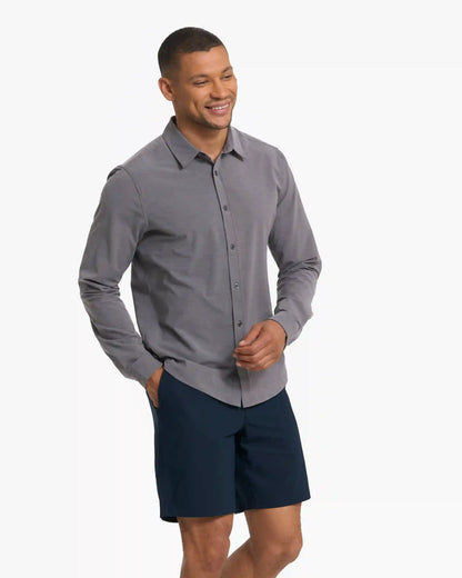 Long Sleeve Bridge Button Down | Vintage Charcoal