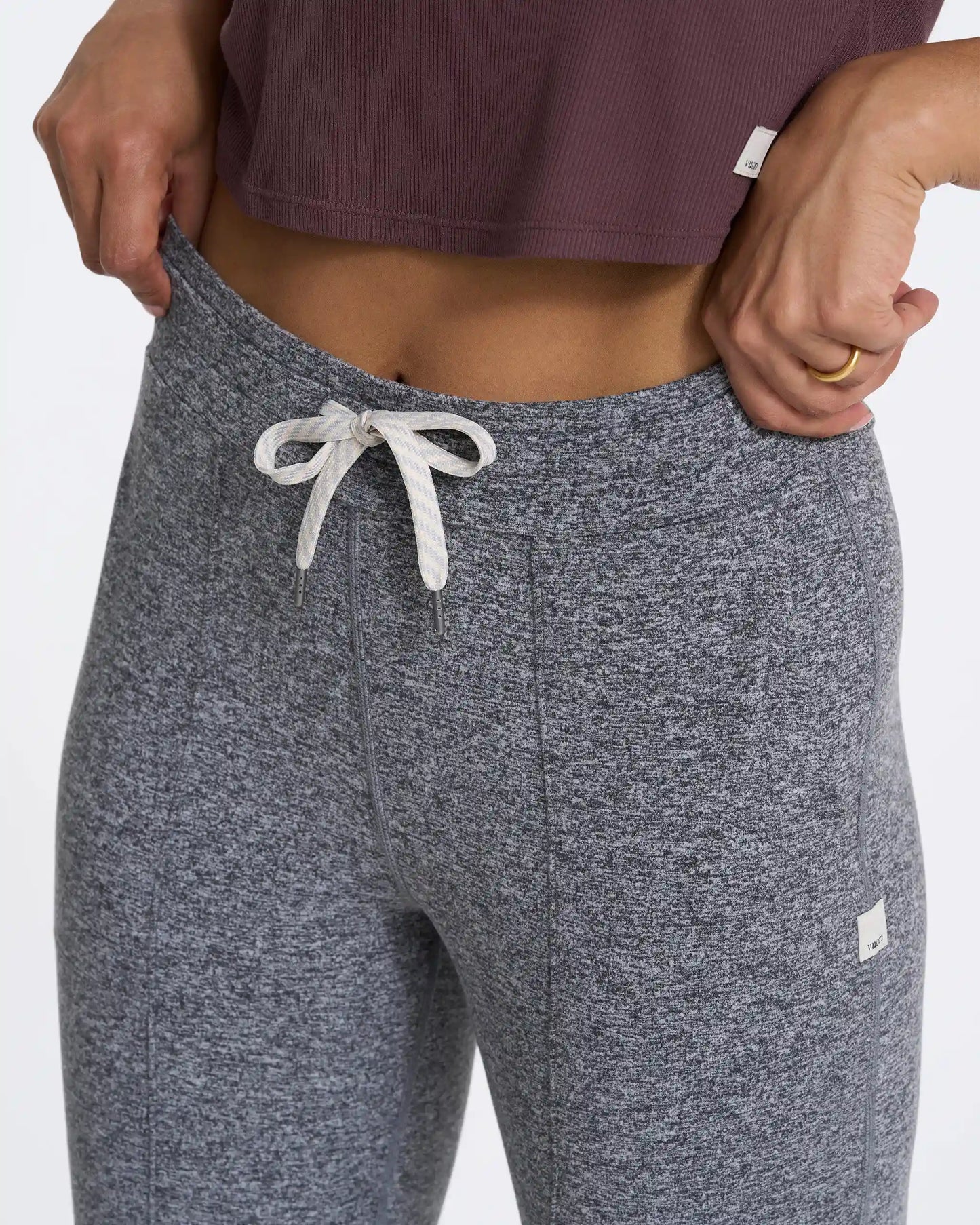 Halo Wide Leg Flare Pant | Heather Grey