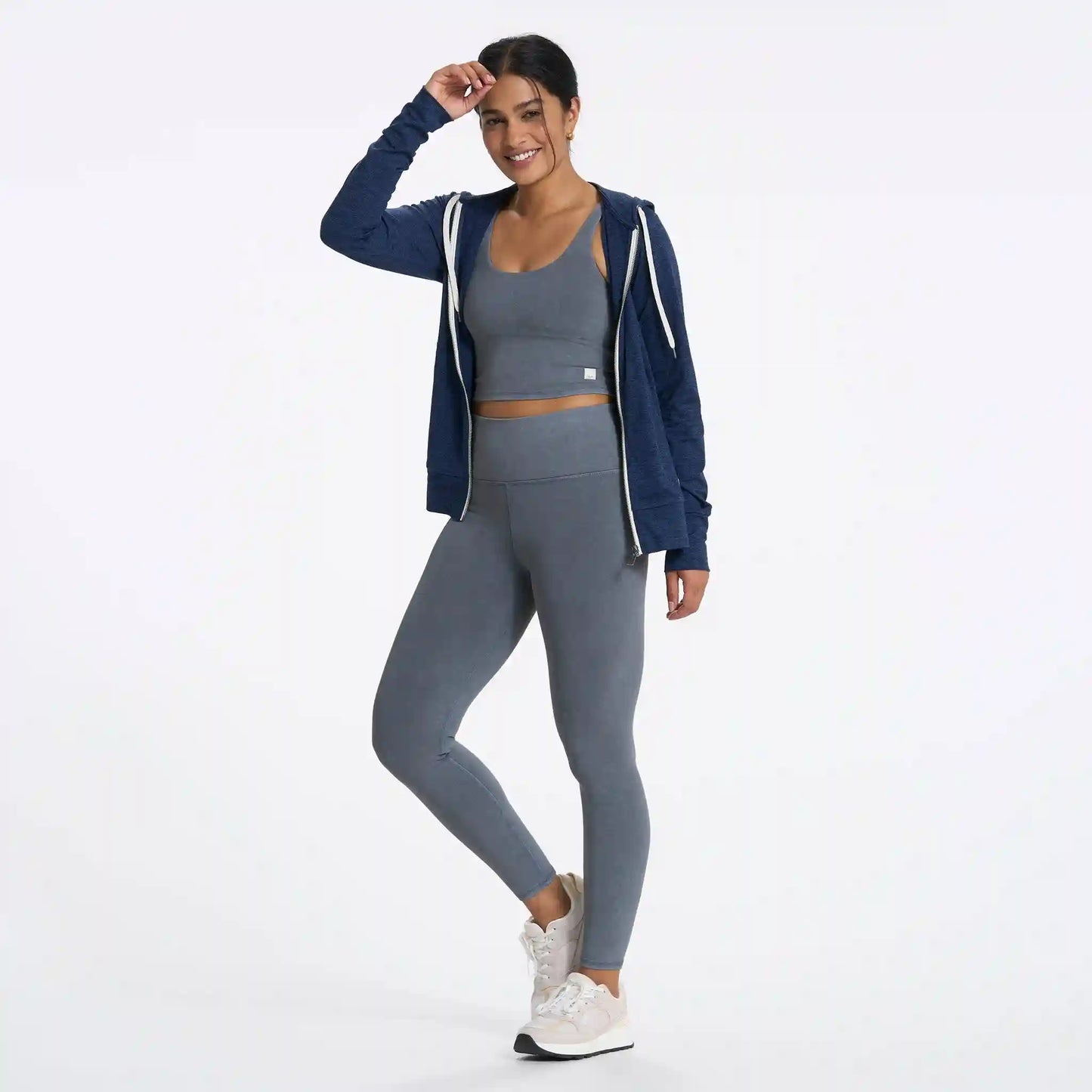 Halo Performance Hoodie | Navy Heather