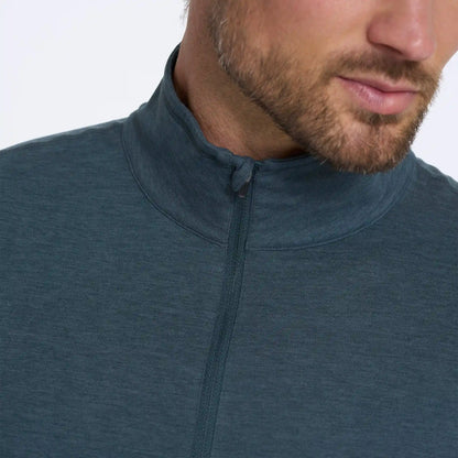 Ease Performance Half Zip | Stone Heather