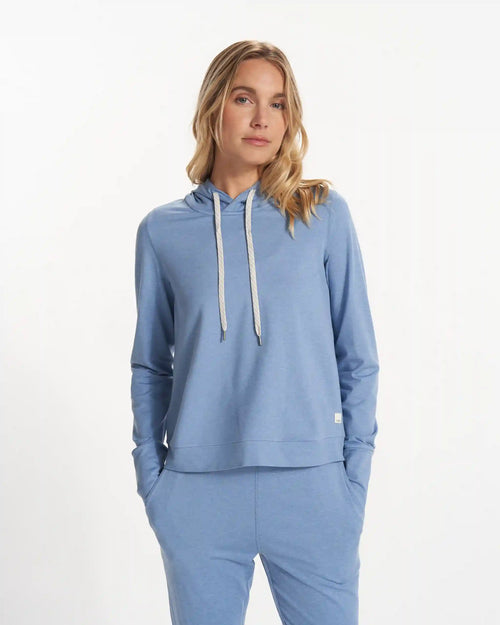 Halo Essential Hoodie | Isle Blue Heather