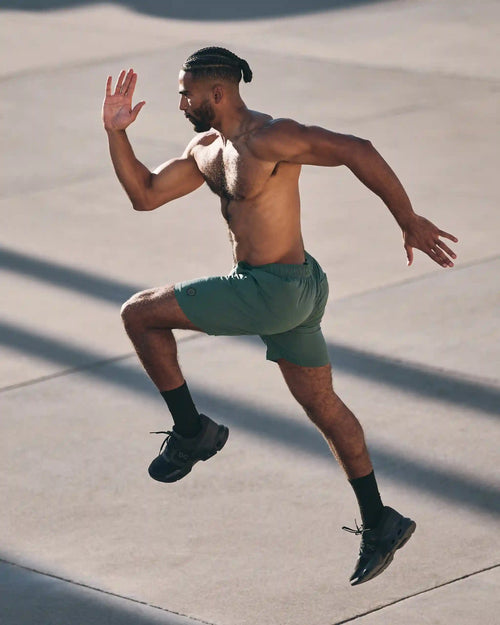 Kore Short Lined 7" | Agate Green Tonal
