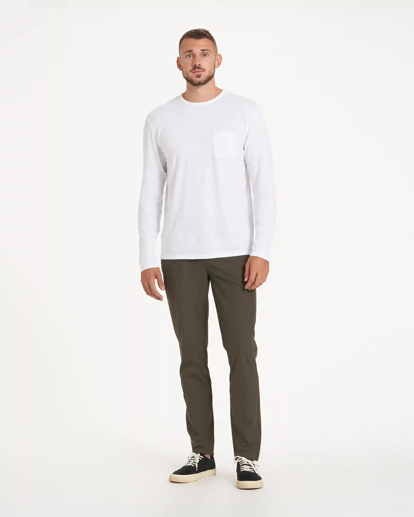 Long-Sleeve Rise Tee | White