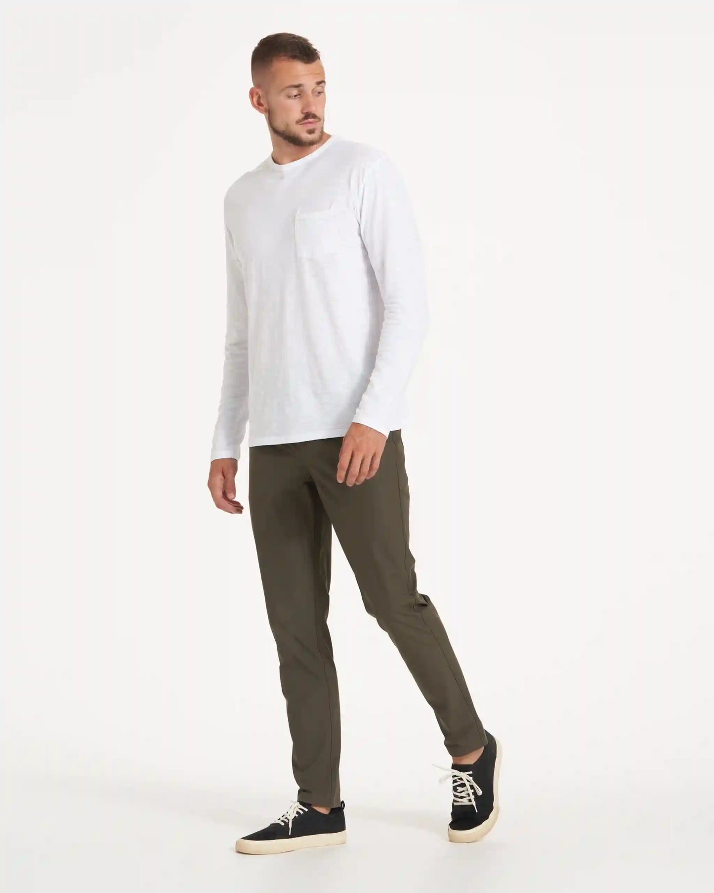Long-Sleeve Rise Tee | White