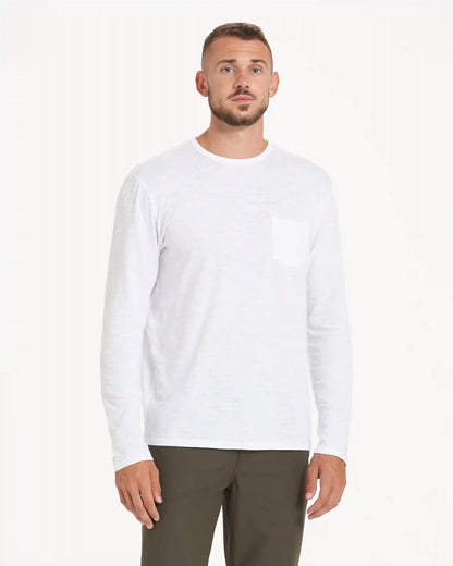 Long-Sleeve Rise Tee | White