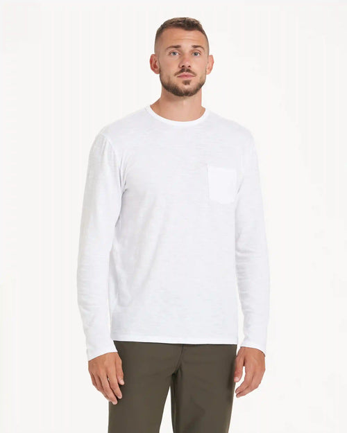 Long-Sleeve Rise Tee | White