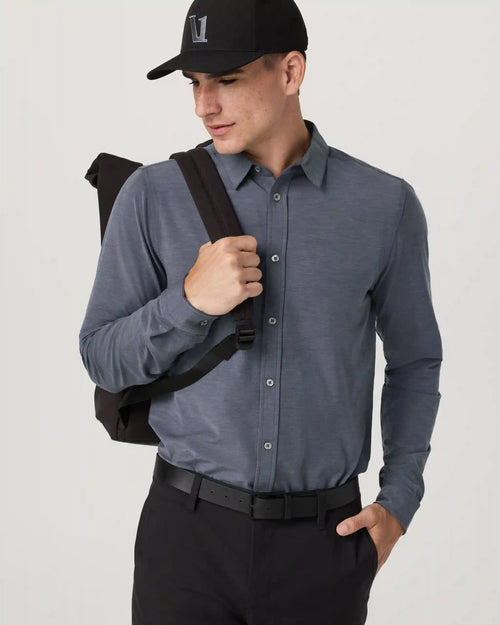Long Sleeve Bridge Button Down | Moonlight