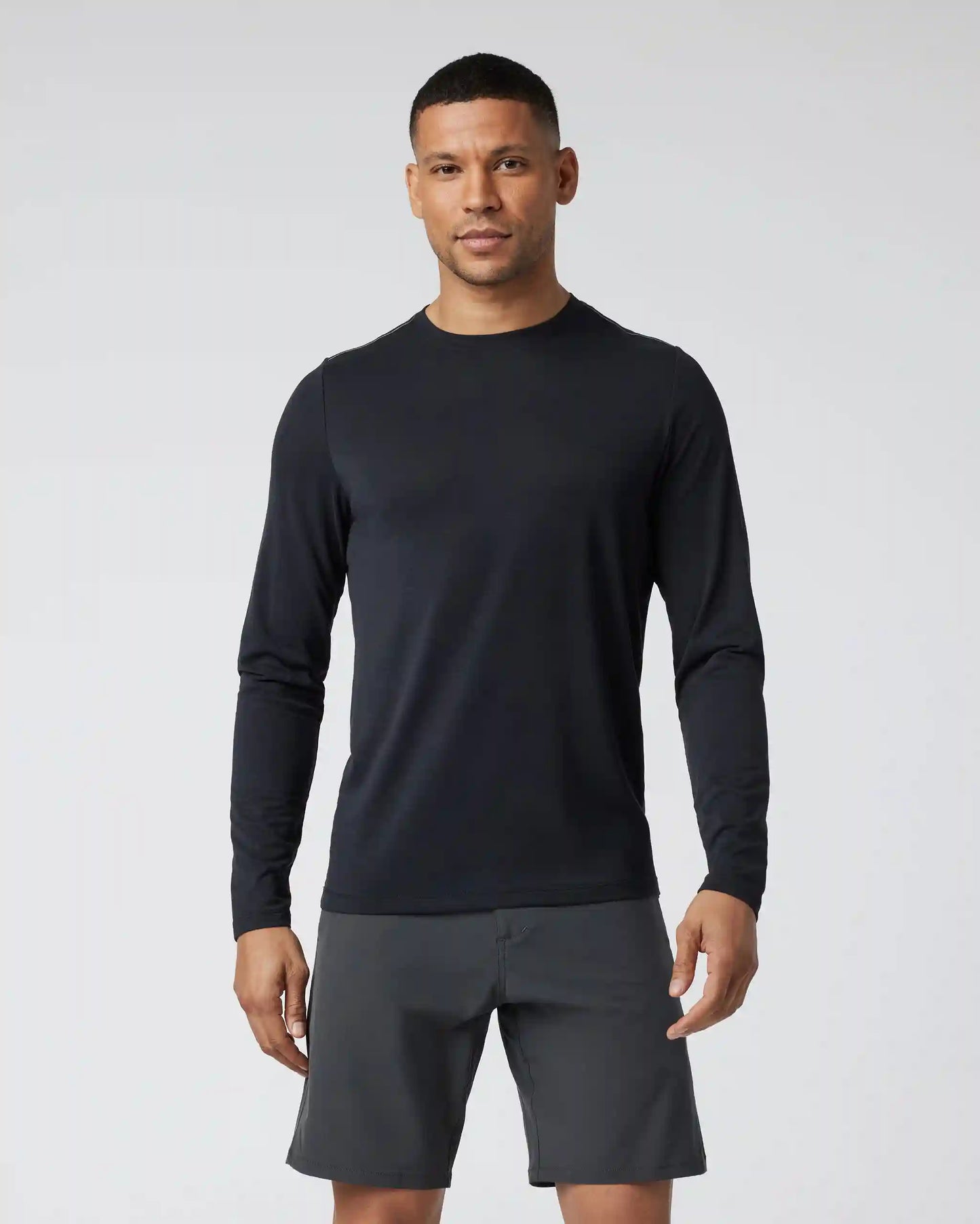 Long Sleeve Current Tech Tee | Black